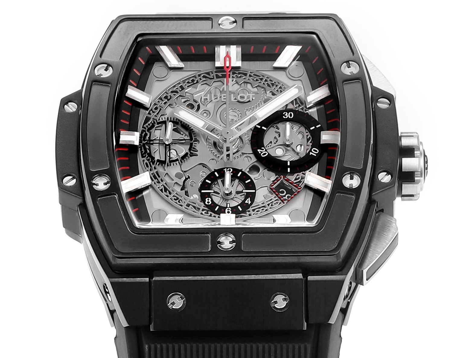Hublot SPIRIT OF BIG BANG Chronograph, 45 mm Textured rubber strap(1:1 replica) - Top club