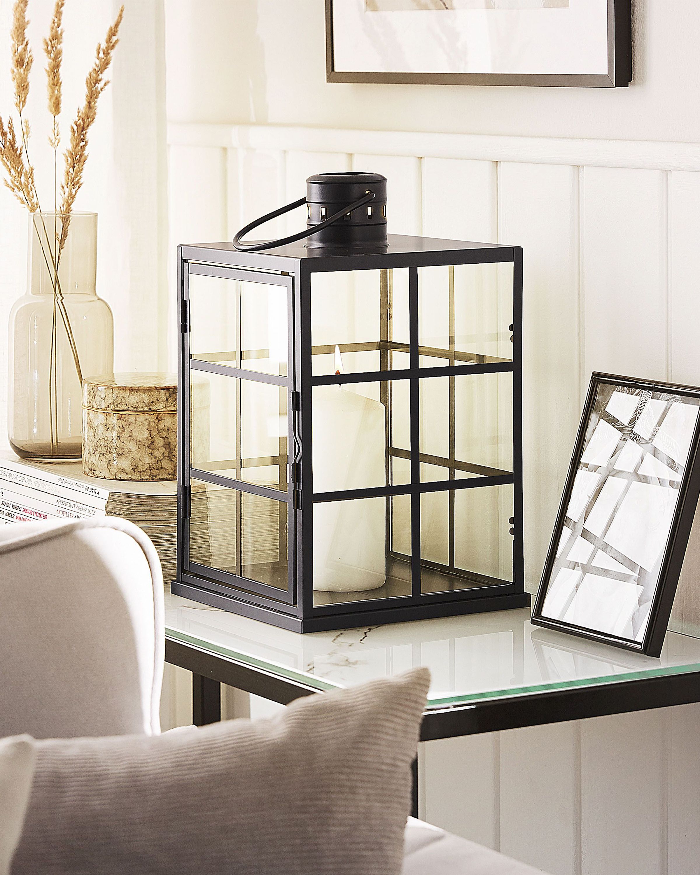 Lantern BINTAN Metal 33 cm Black
