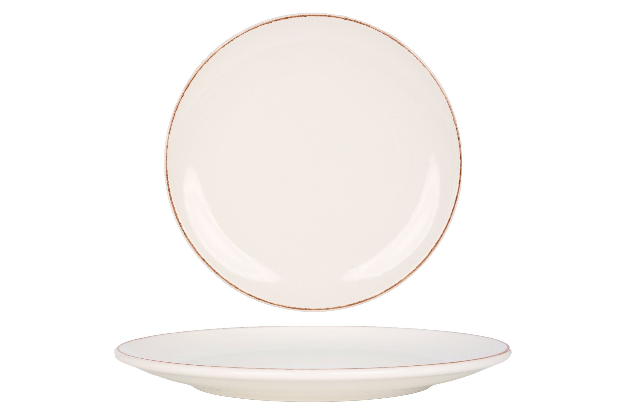 Bonna Gebaksbord - Retro - Porselein - 23 cm - set van 6