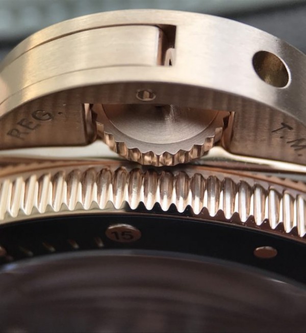Replica Panerai XF PAM684 RG Luminor Submersible Rubber Strap P.9010 - Top club