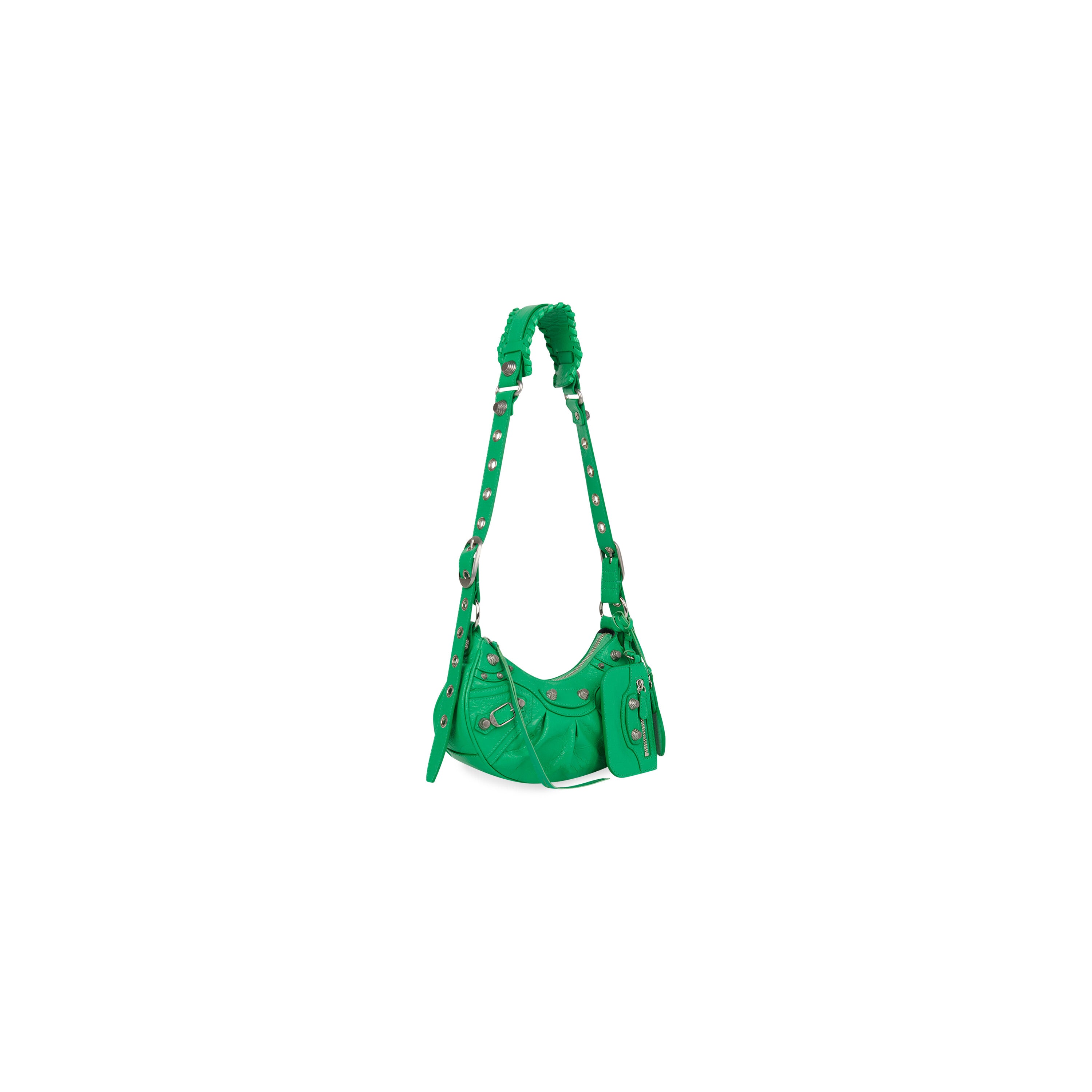 WOMEN'S LE CAGOLE XS SHOULDER BAG IN GREEN - Replicaclubs