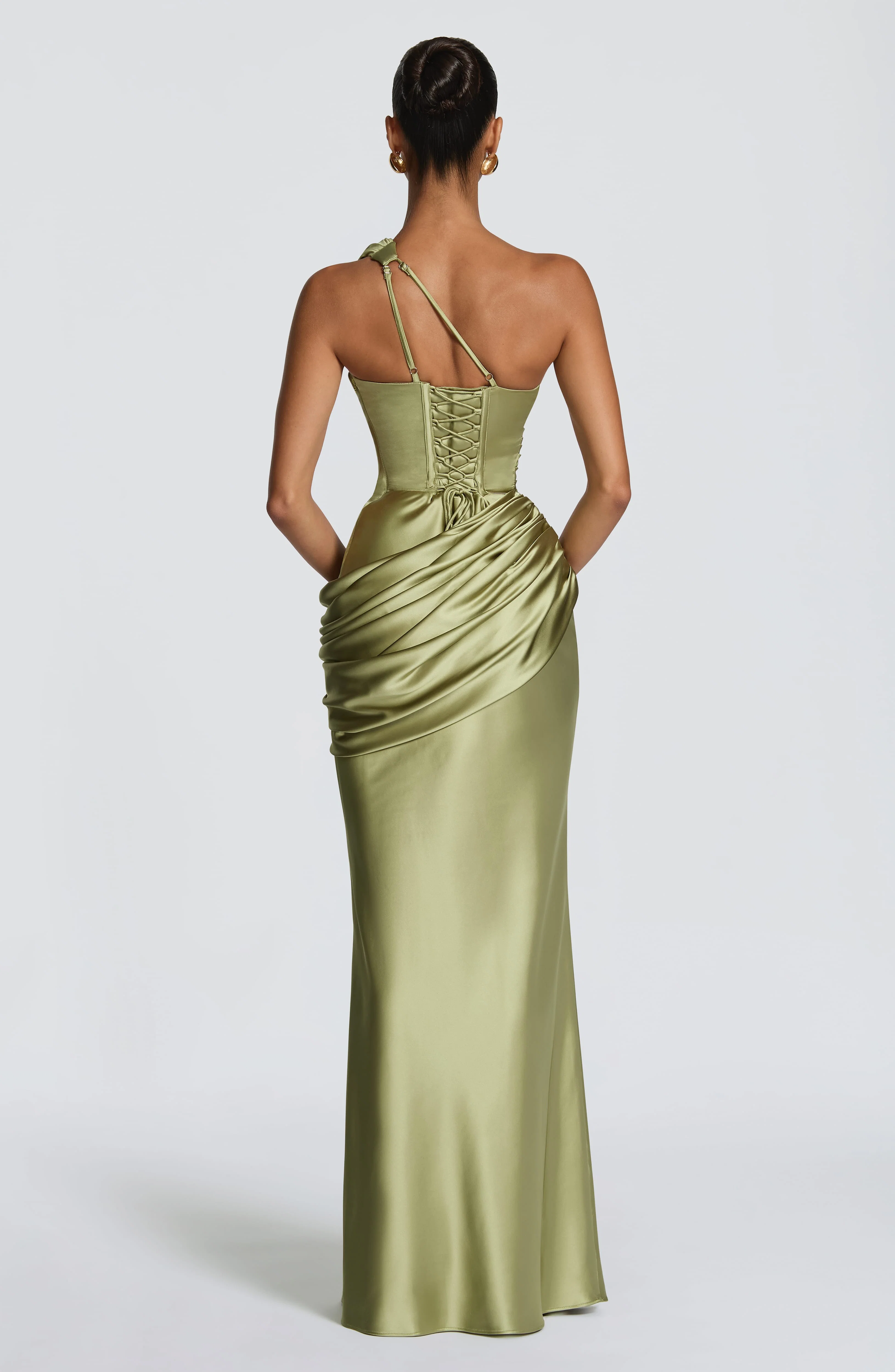 Emina Maxi Dress - Light Olive