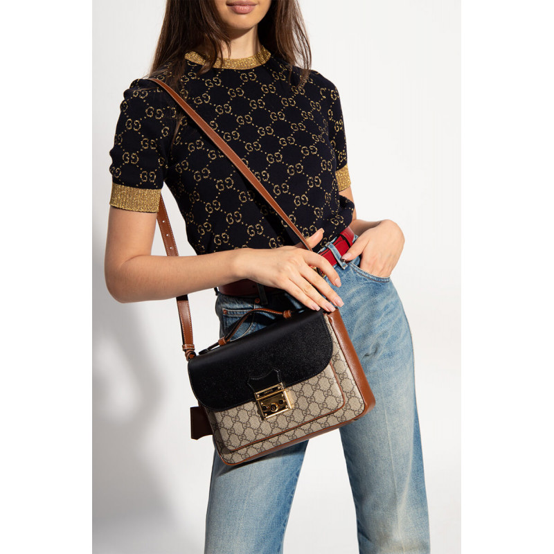 Replica Gucci Padlock Small Shoulder Bag In Gg Supreme Canvas 644527