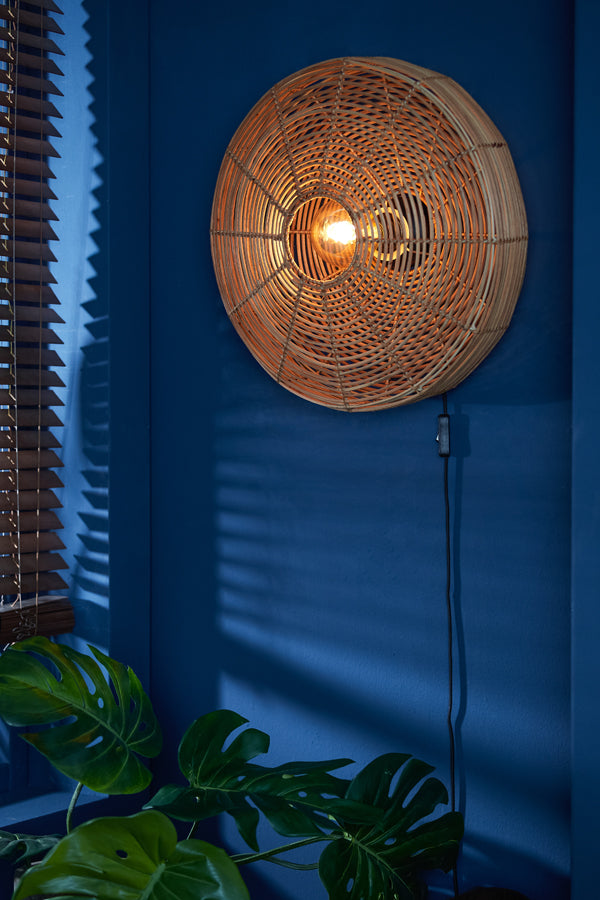 Light & Living - Wandlamp MATAKA - Ø51x21cm - Bruin