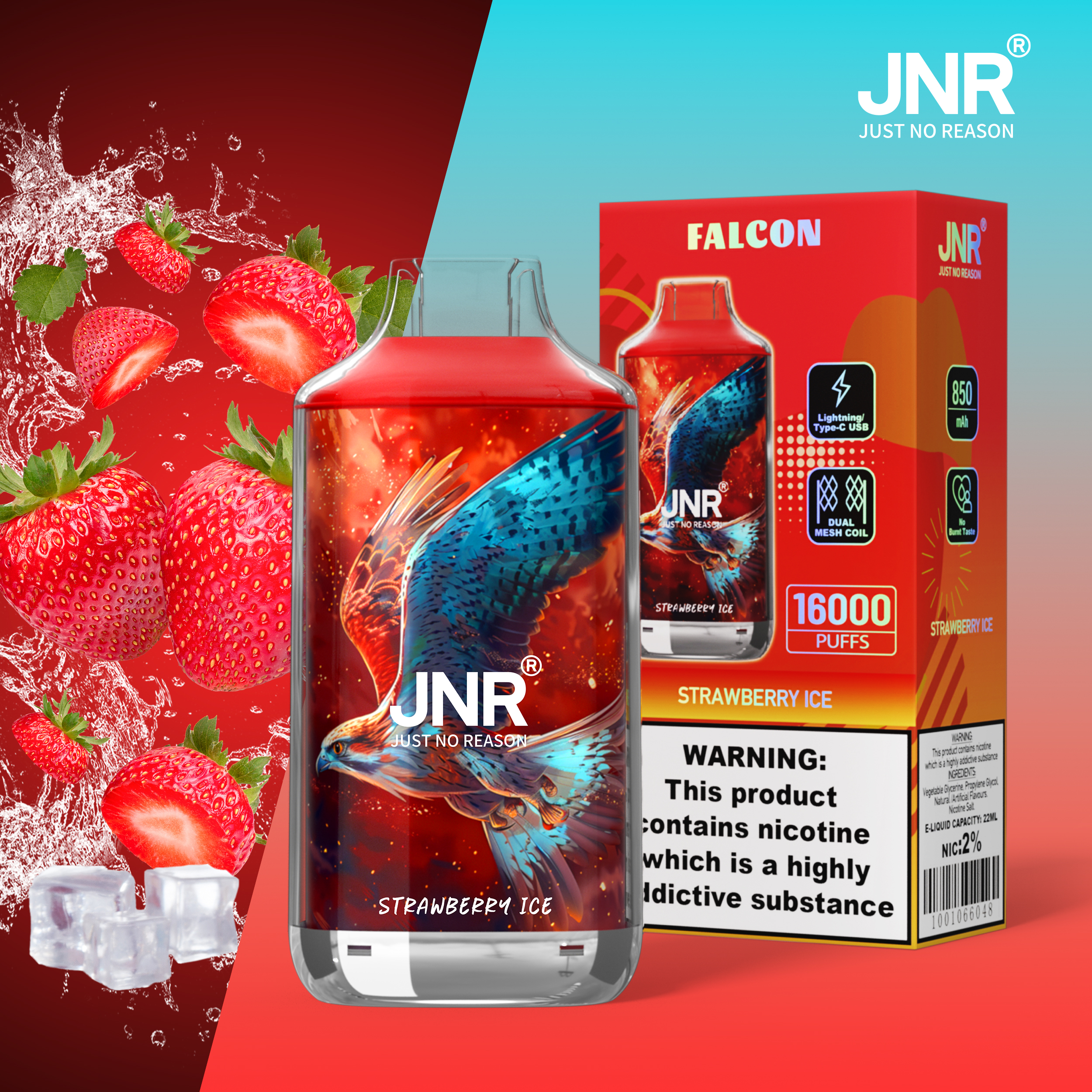 JNR Falcon 16000 Puffs