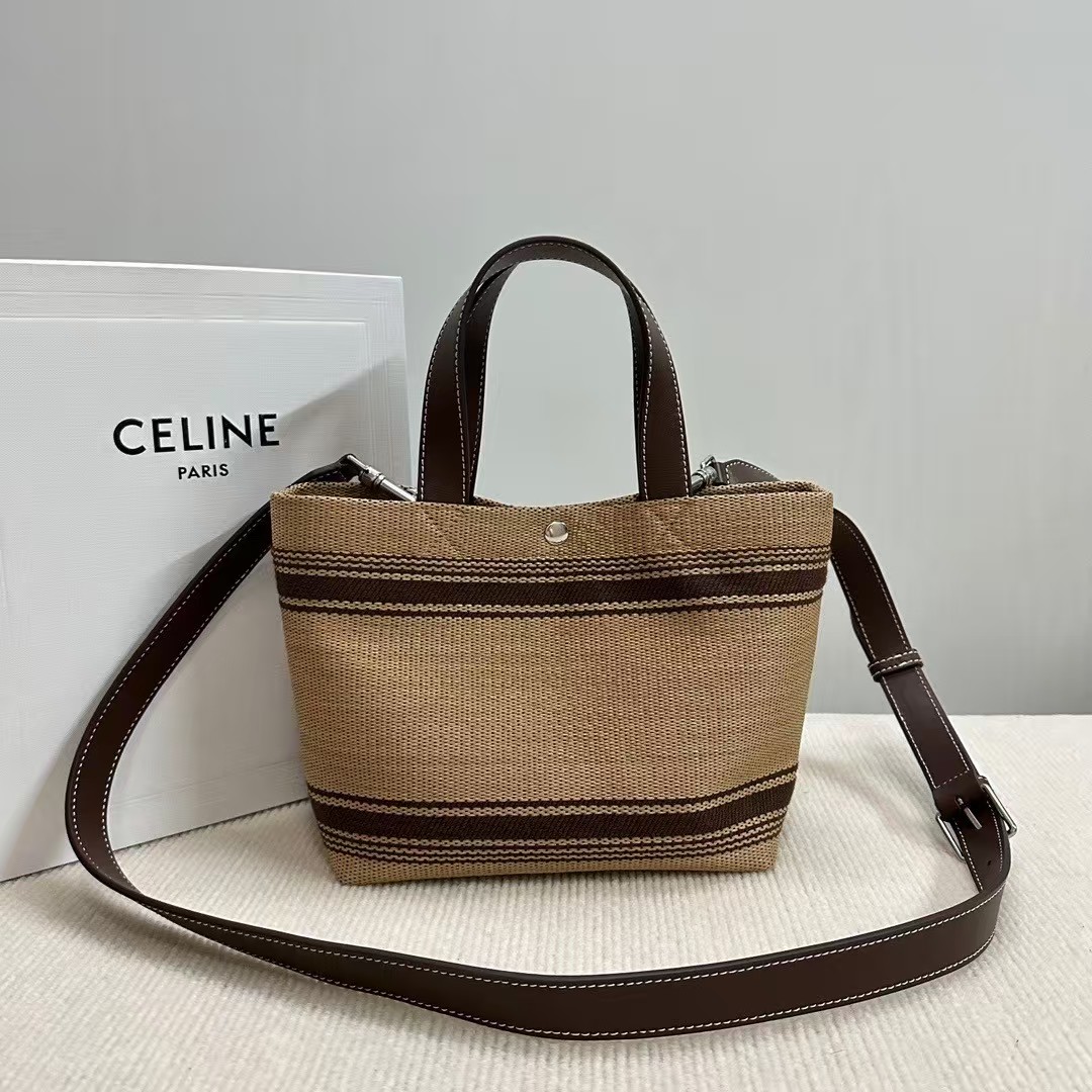 Celine Mini Cabas Raffia Bag