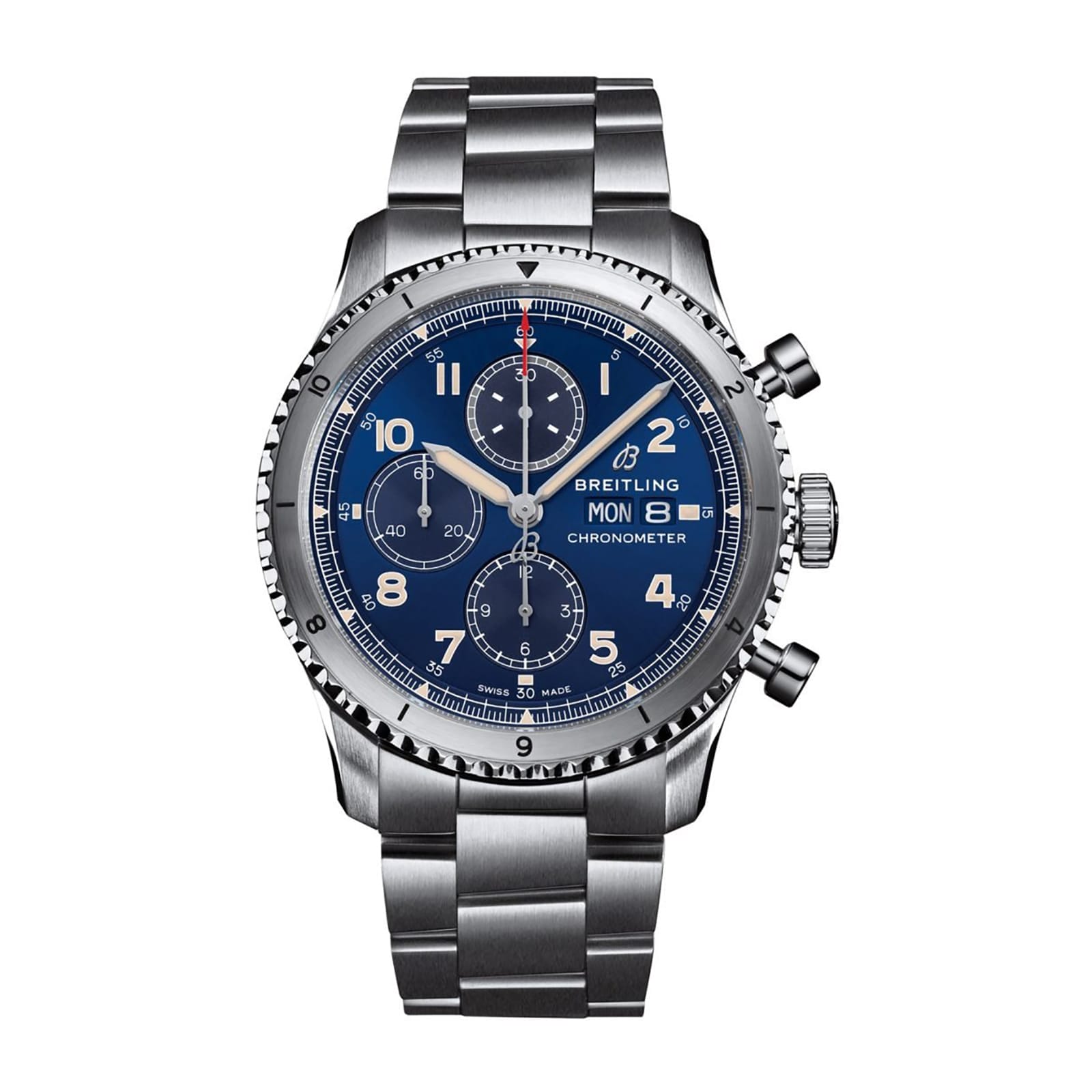 Fake Breitling Replica Watches AVIator 8 Chronograph 43(1:1 replica) - Elite Watch Atelier