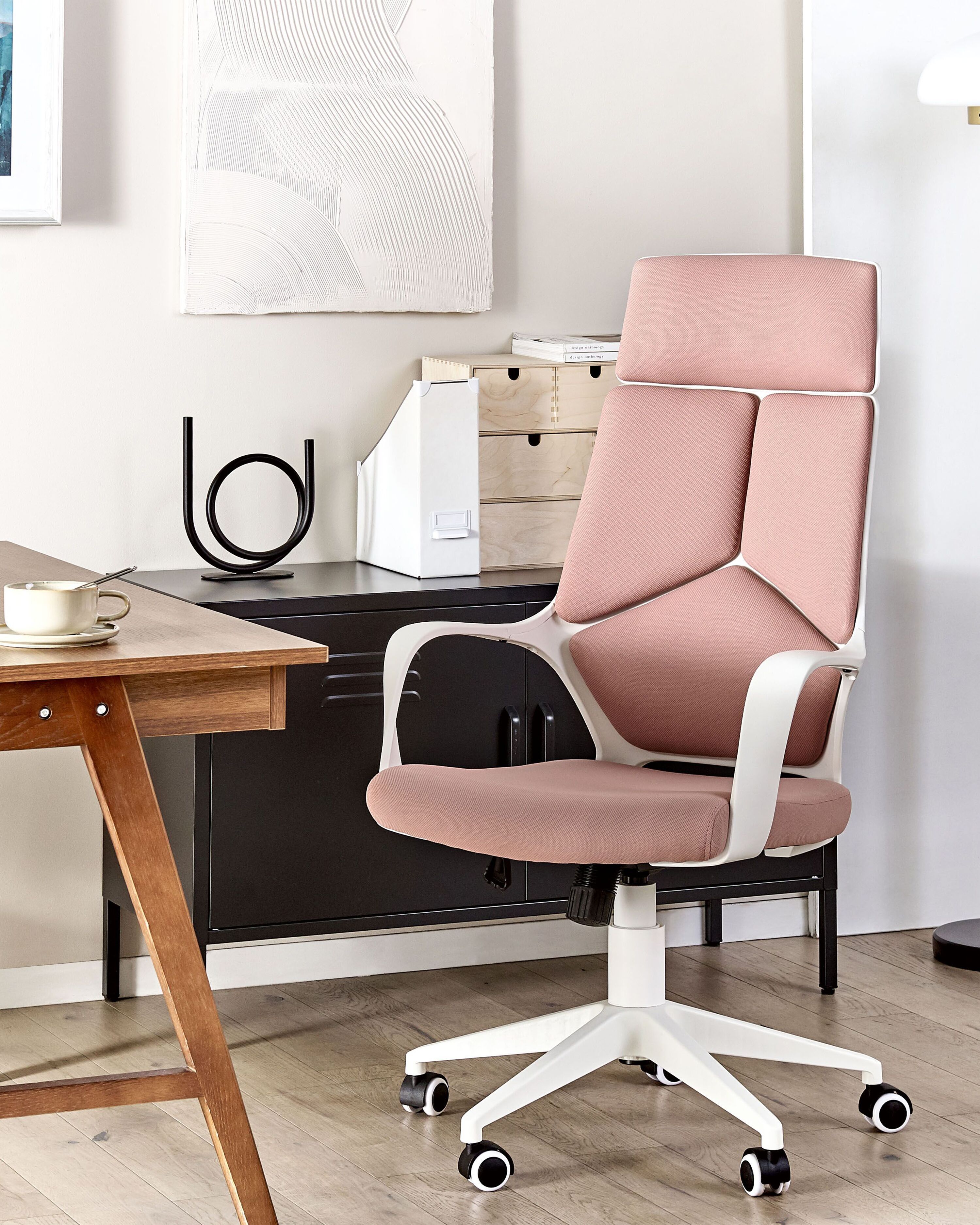 Office Chair DELIGHT II Peach Pink