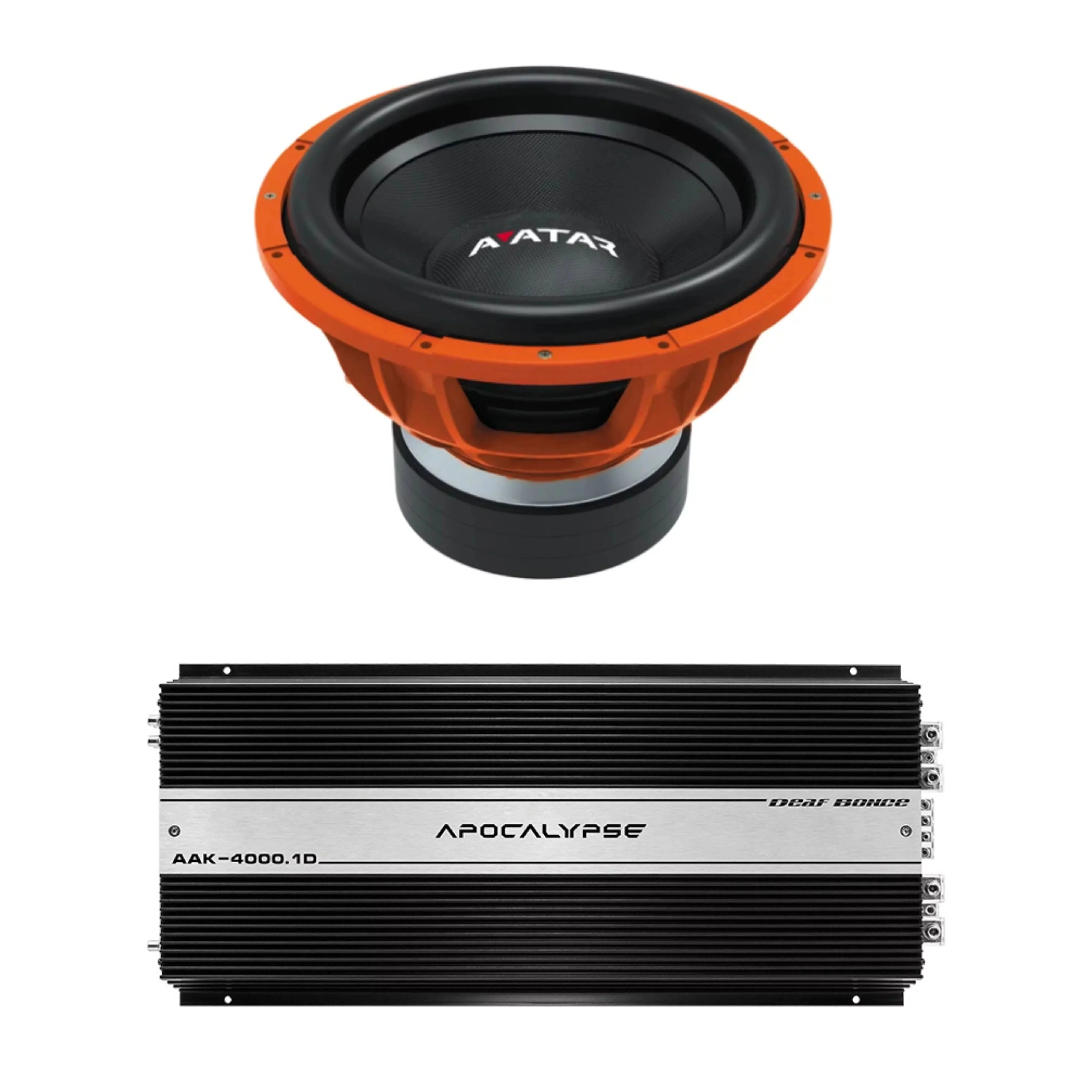 Car Audio 15" 2Ohm Subwoofer STU-1546-D2&Monoblock Amp Package New
