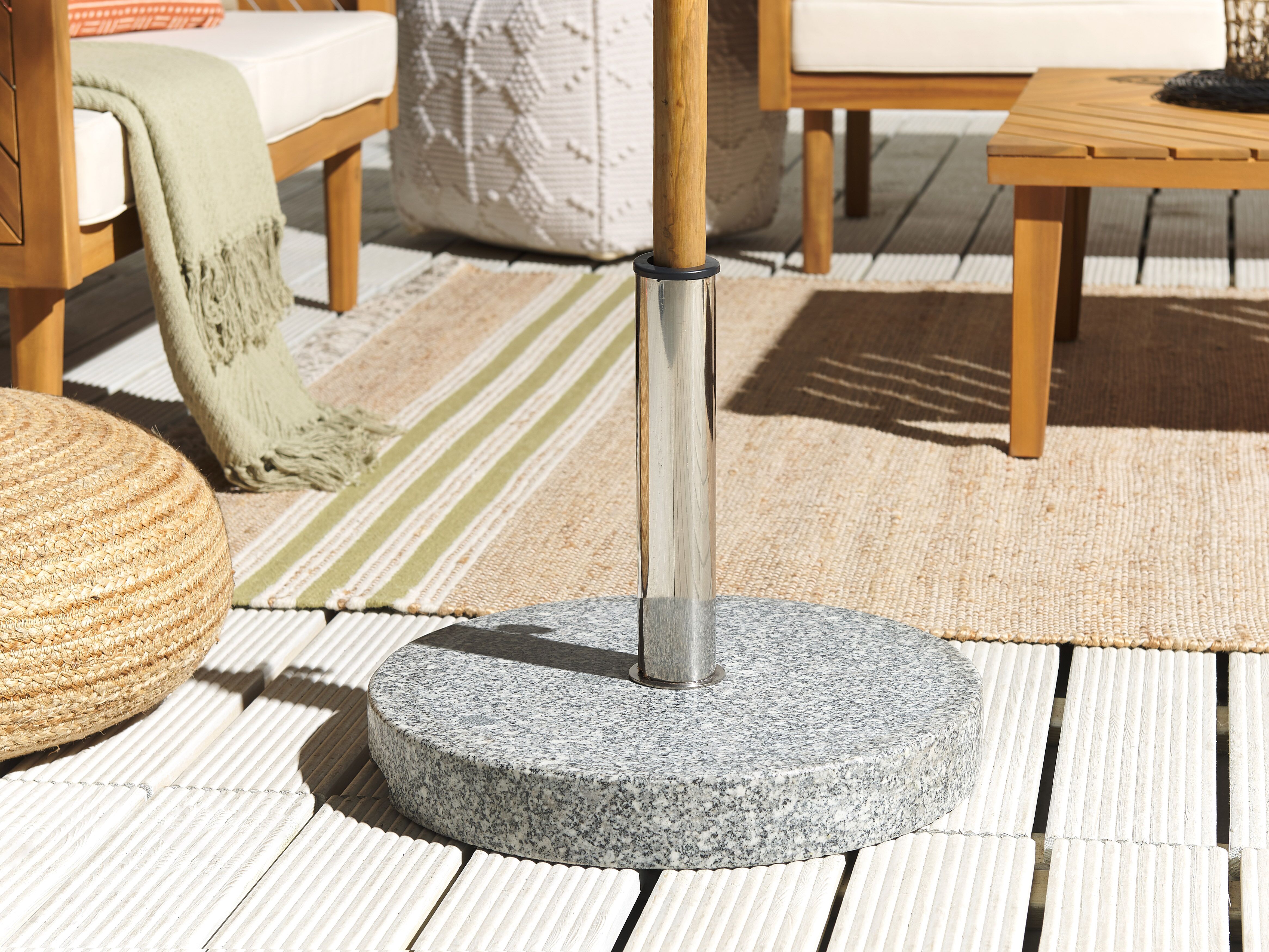 Parasol Base CEGGIA Grey Round 25 kg