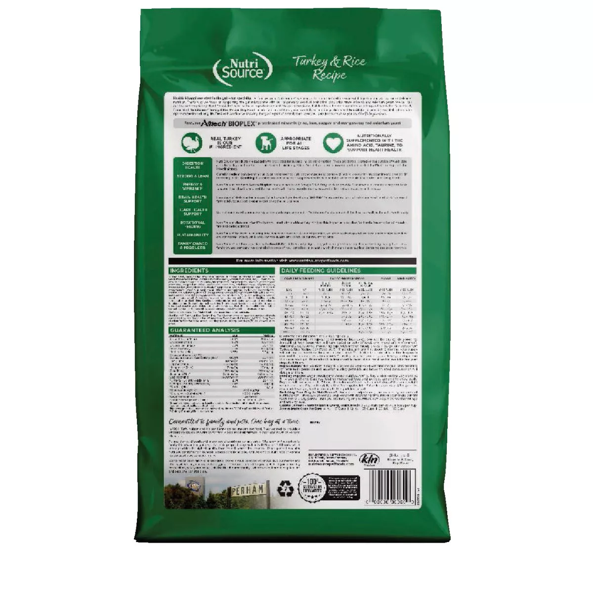 NutriSource 4 Lb. Turkey & Rice Recipe Dog Food