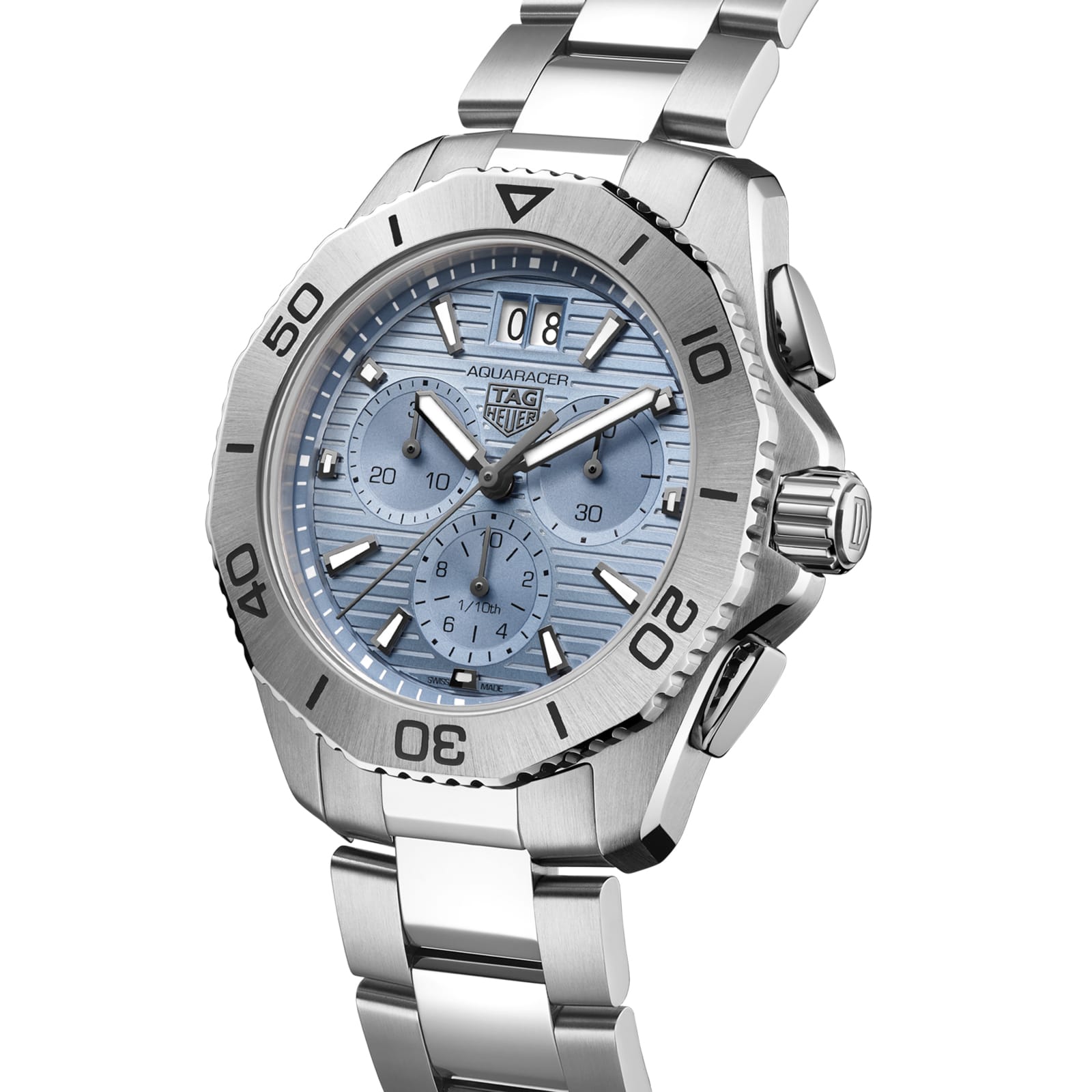 TAG Heuer Replica Watch Aquaracer Professional 200 Chronograph Quartz 40 mm Steel(1:1 replica) - Top club