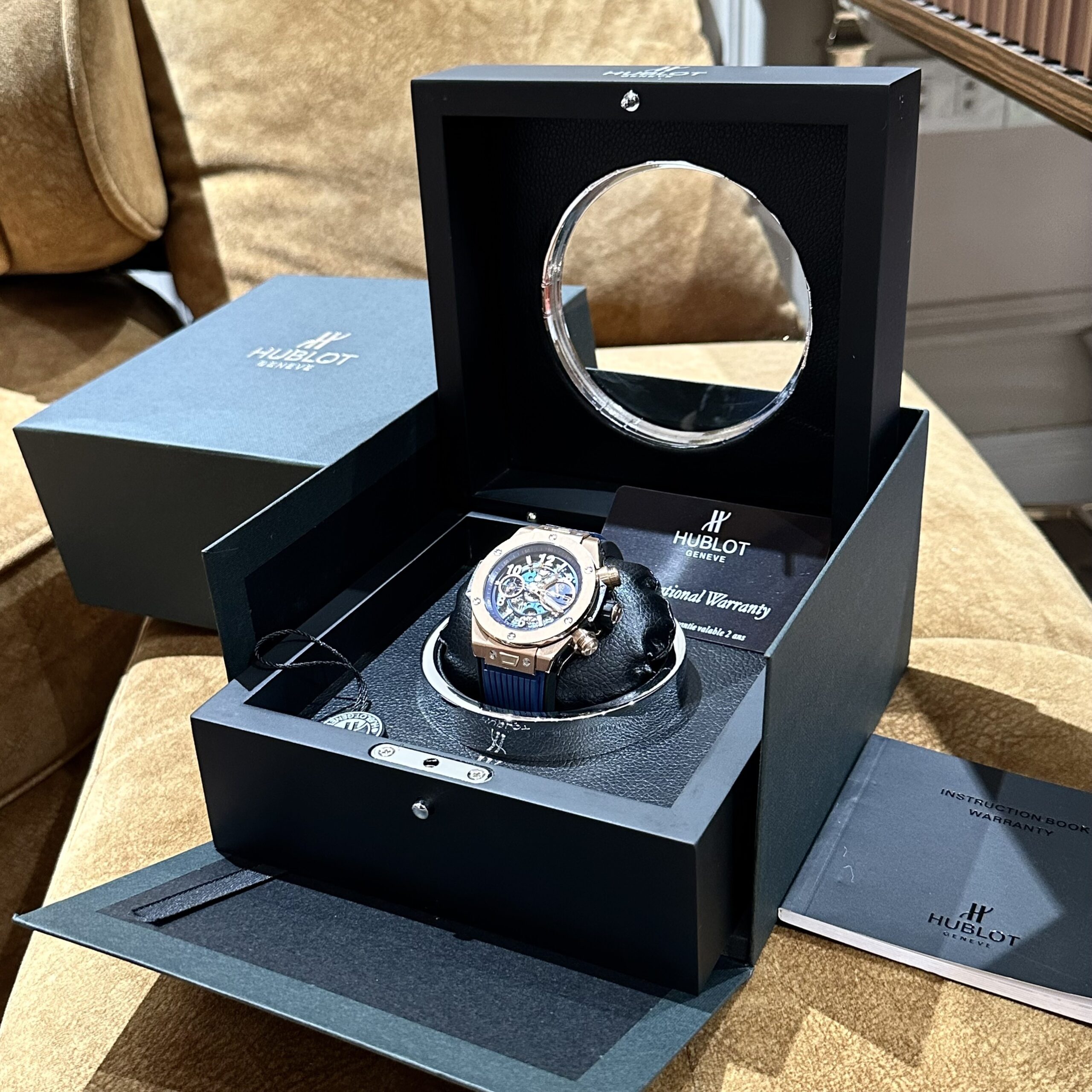 Hublot Replica 1:1 Watch Big Bang Unico King Gold Blue 44mm - Top club