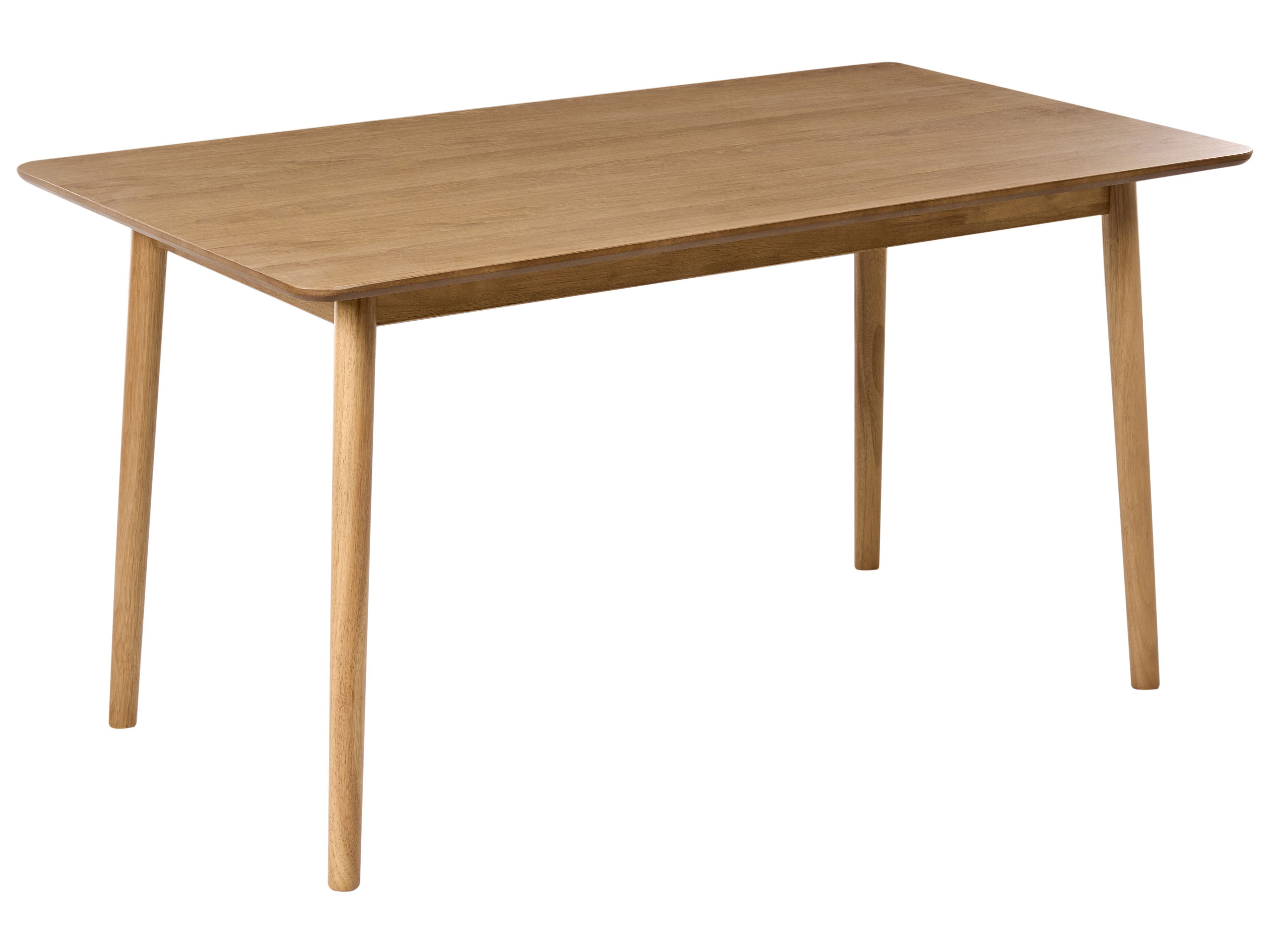 Dining Table ELVYN Light Oak 140 cm 80 cm