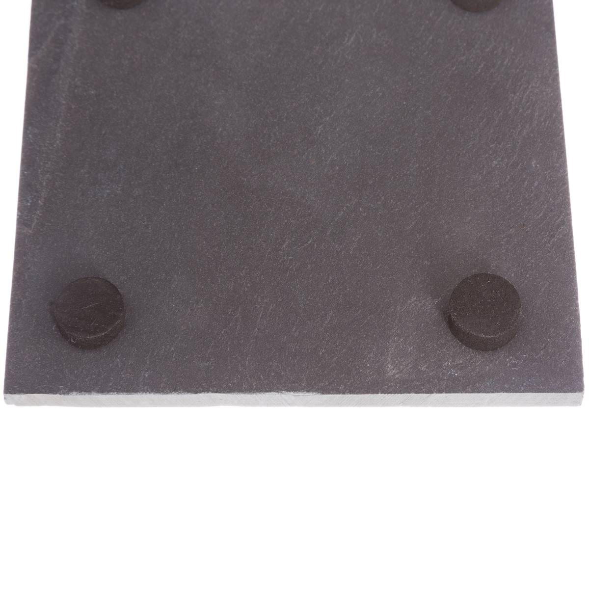 6 "Slate" coasters 10x10 cm