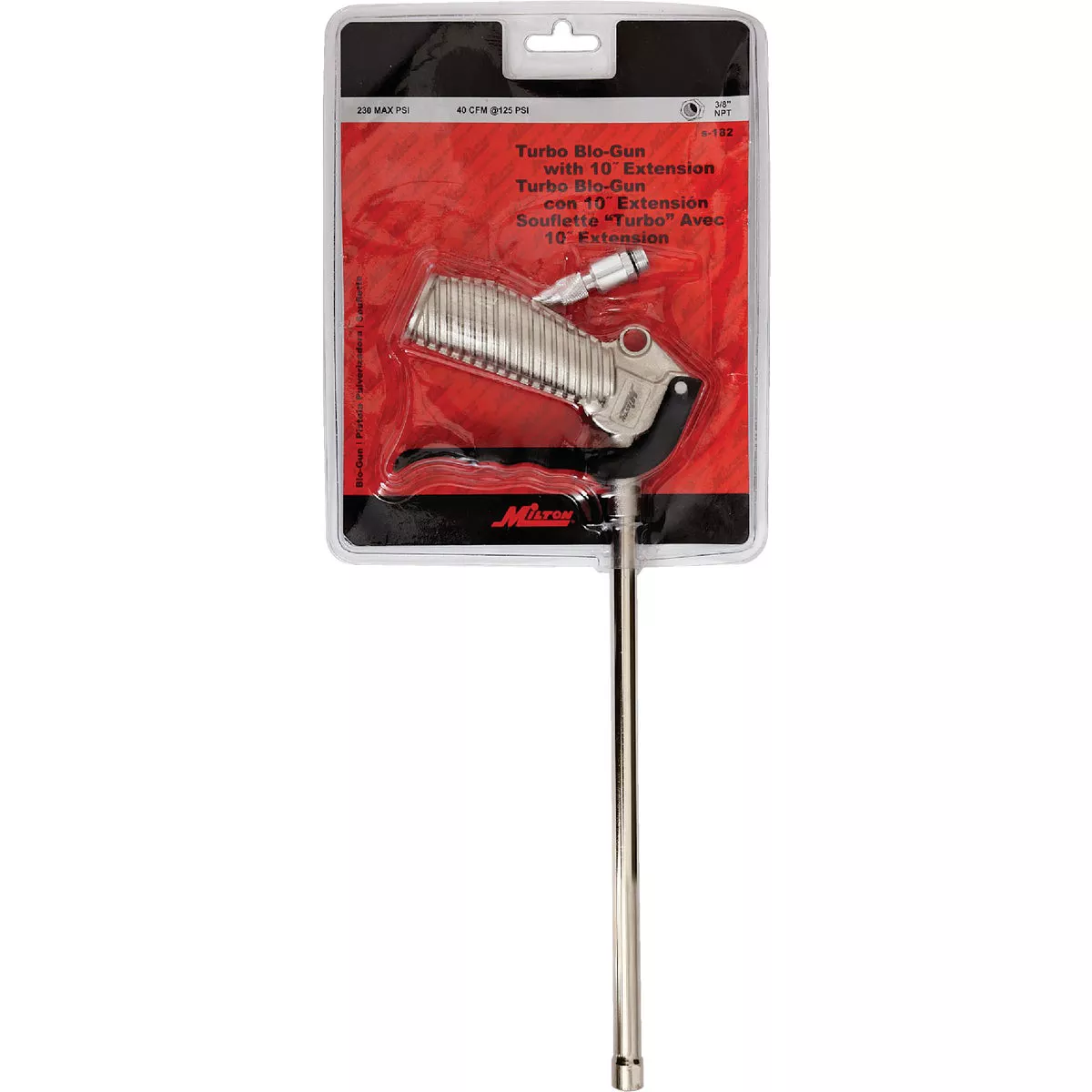Milton 230 PSI Turbo 3/8 In. Blow Gun