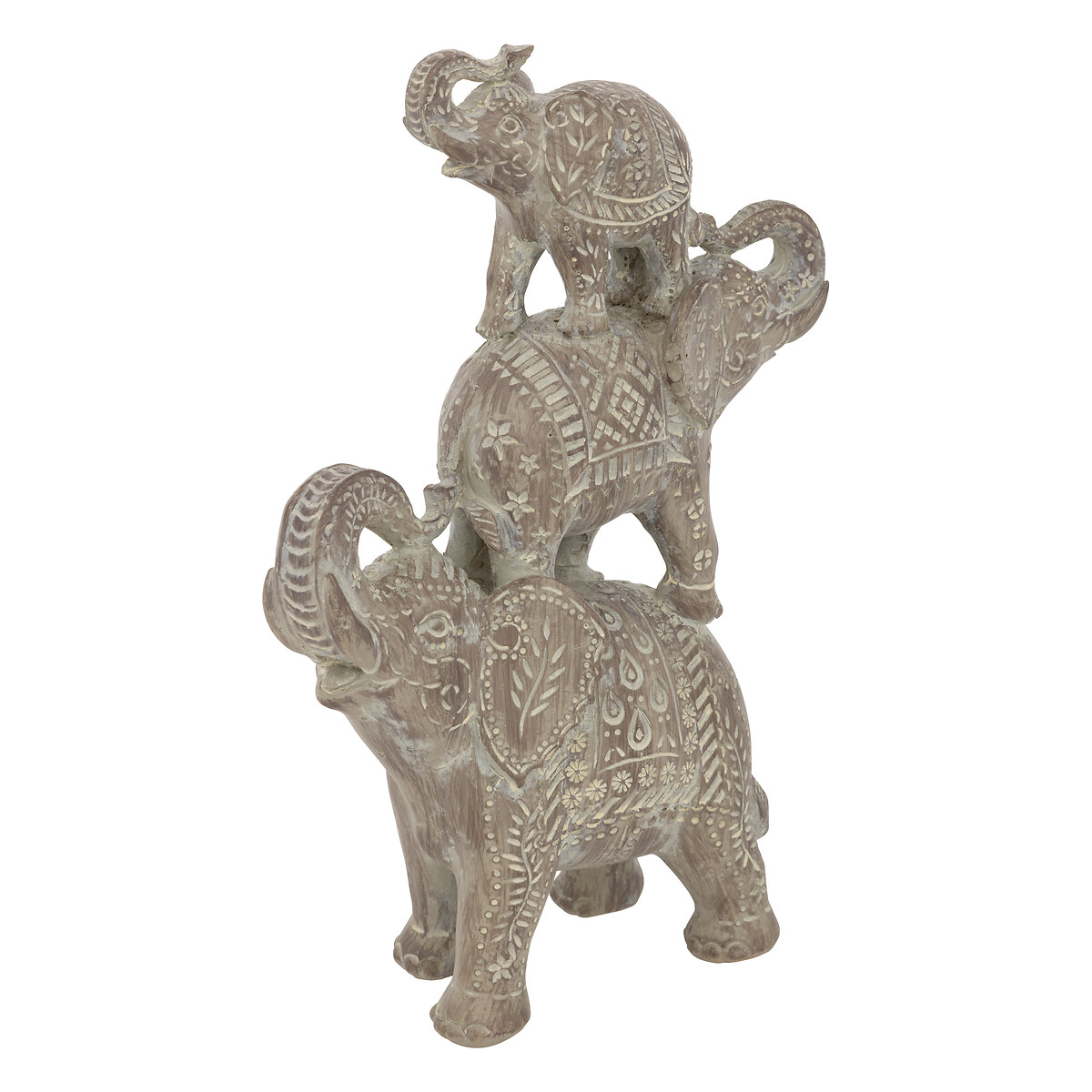 Decorative elephant "Abou" Resin, H. 31.5 cm