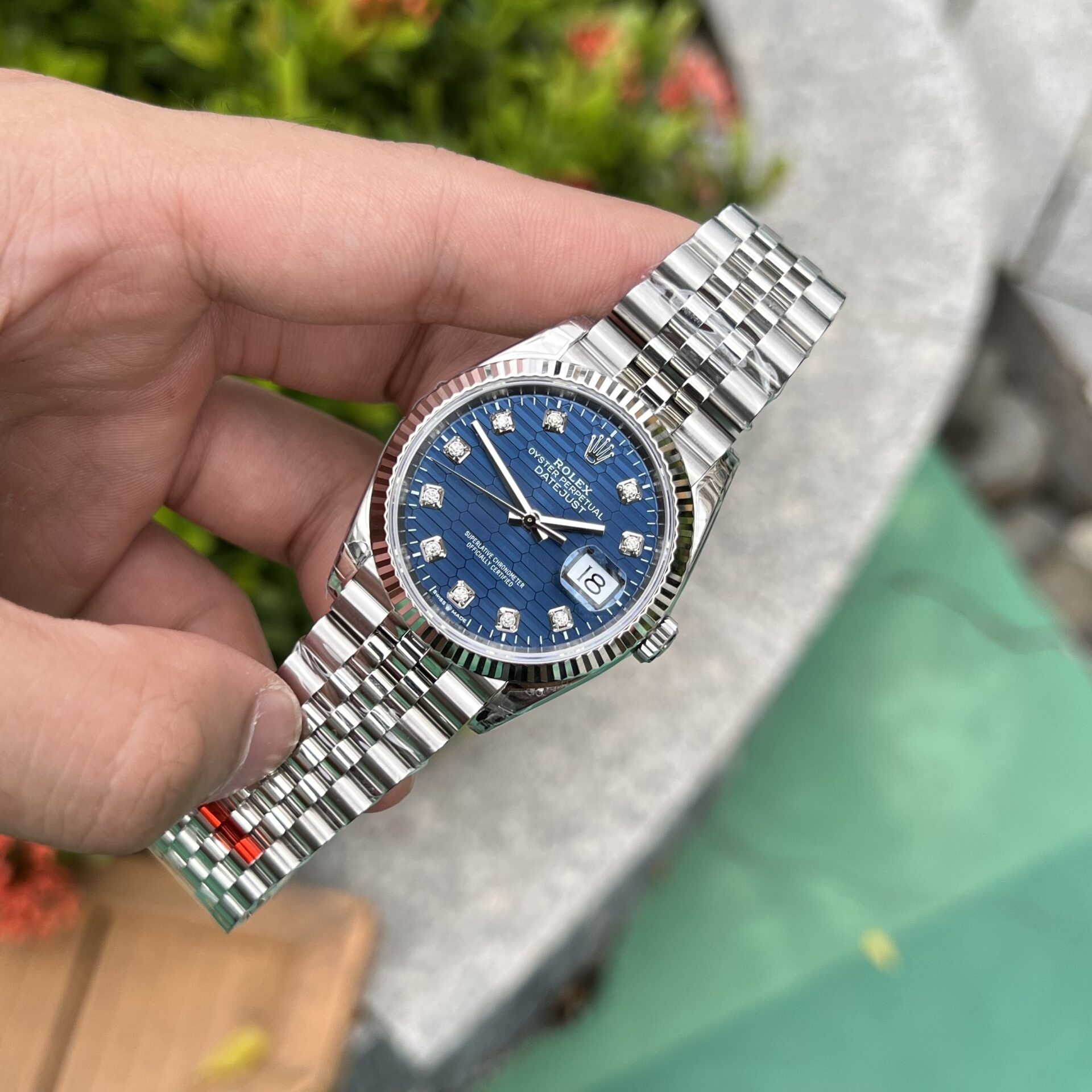 Rolex DateJust 126234 Rep 1:1 Watch Blue Dial VS Factory 36mm - Elite Watch Atelier