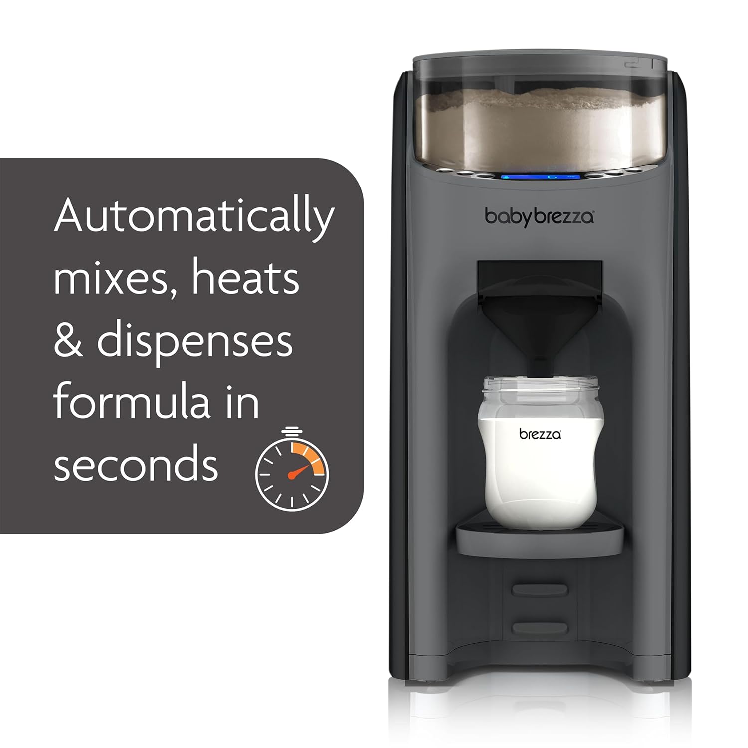 Baby Brezza Formula Pro Advanced Dispenser, Automatic Warm Formula Maker, BPA-Free, White - Image 23