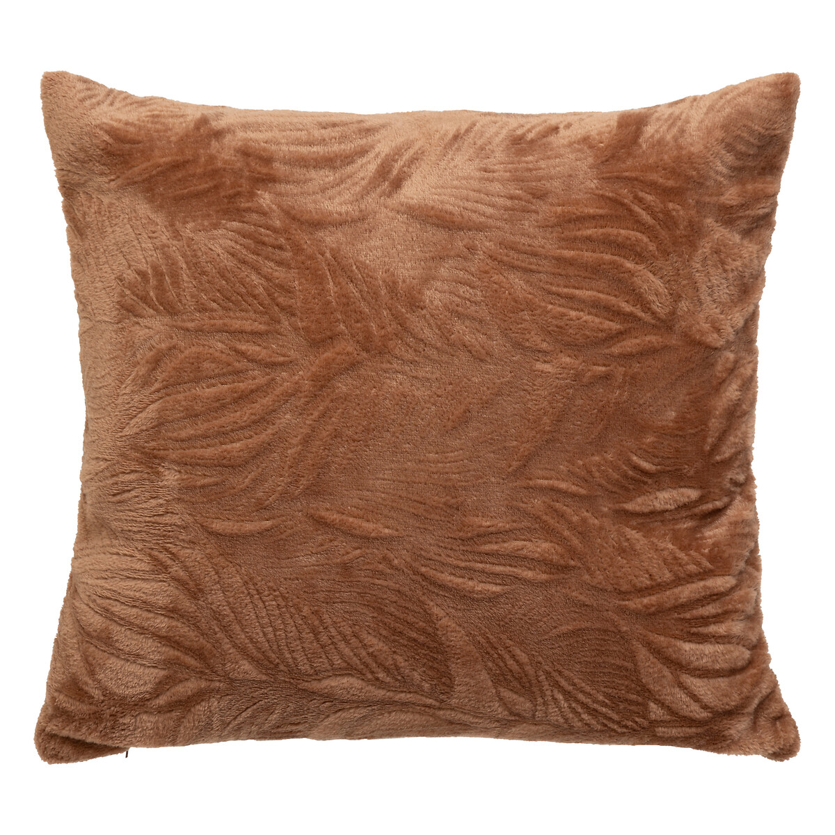 Flannel cushion "Ryo" Terracotta pink, 40x40 cm