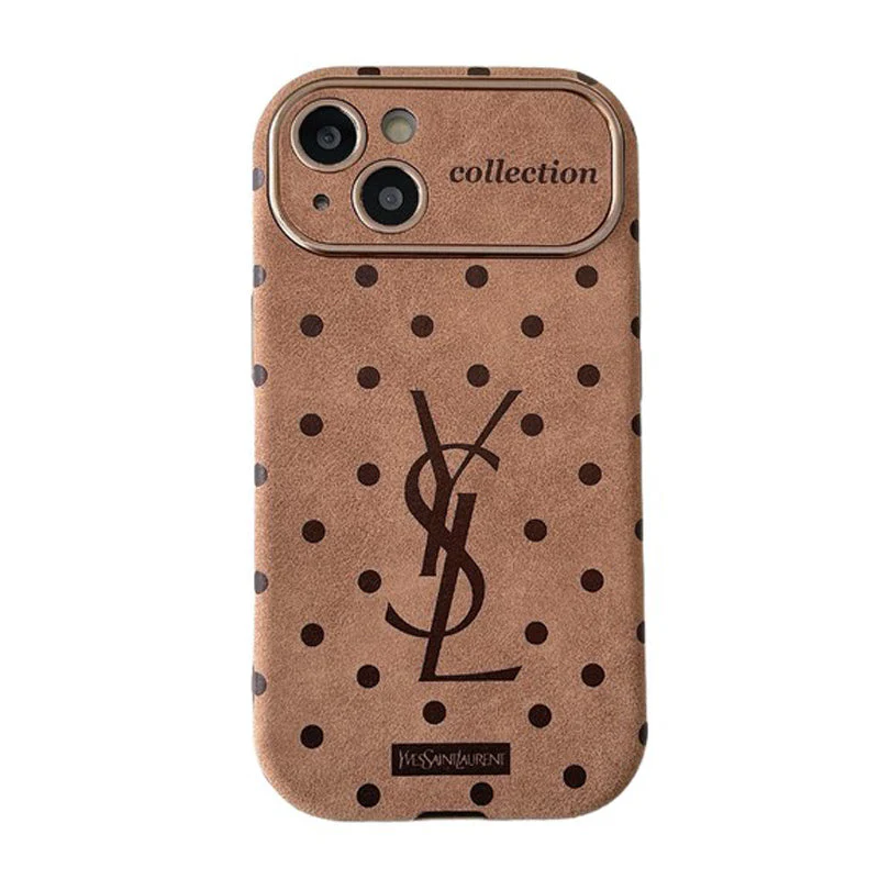Saint Brown Leather iPhone Case - Wholesale & Influencer
