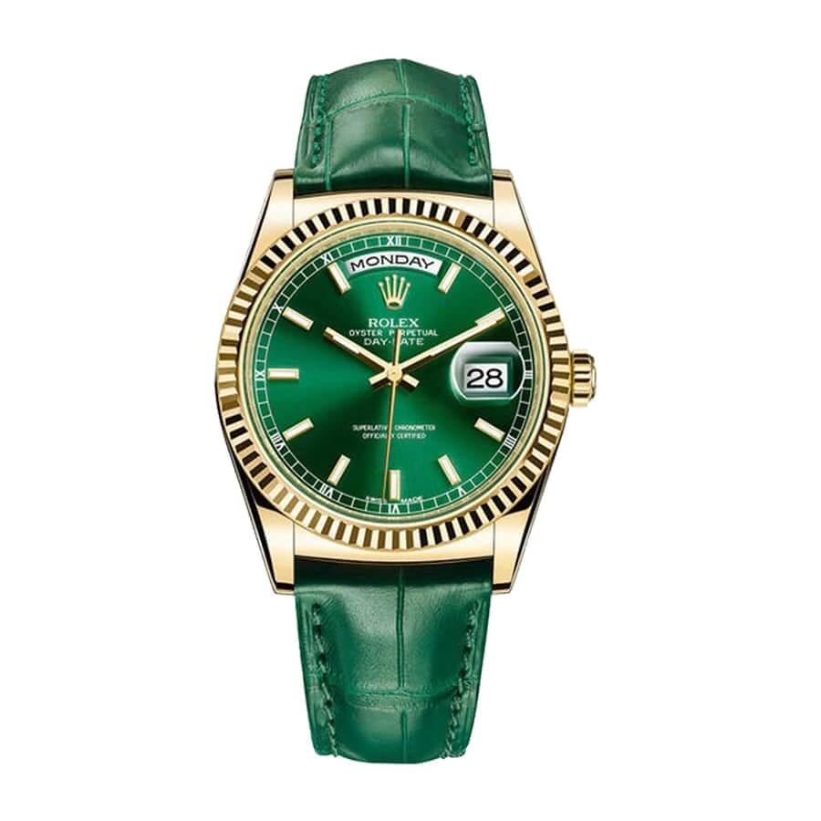 Rolex Daydate Green Replica - Elite Watch Atelier