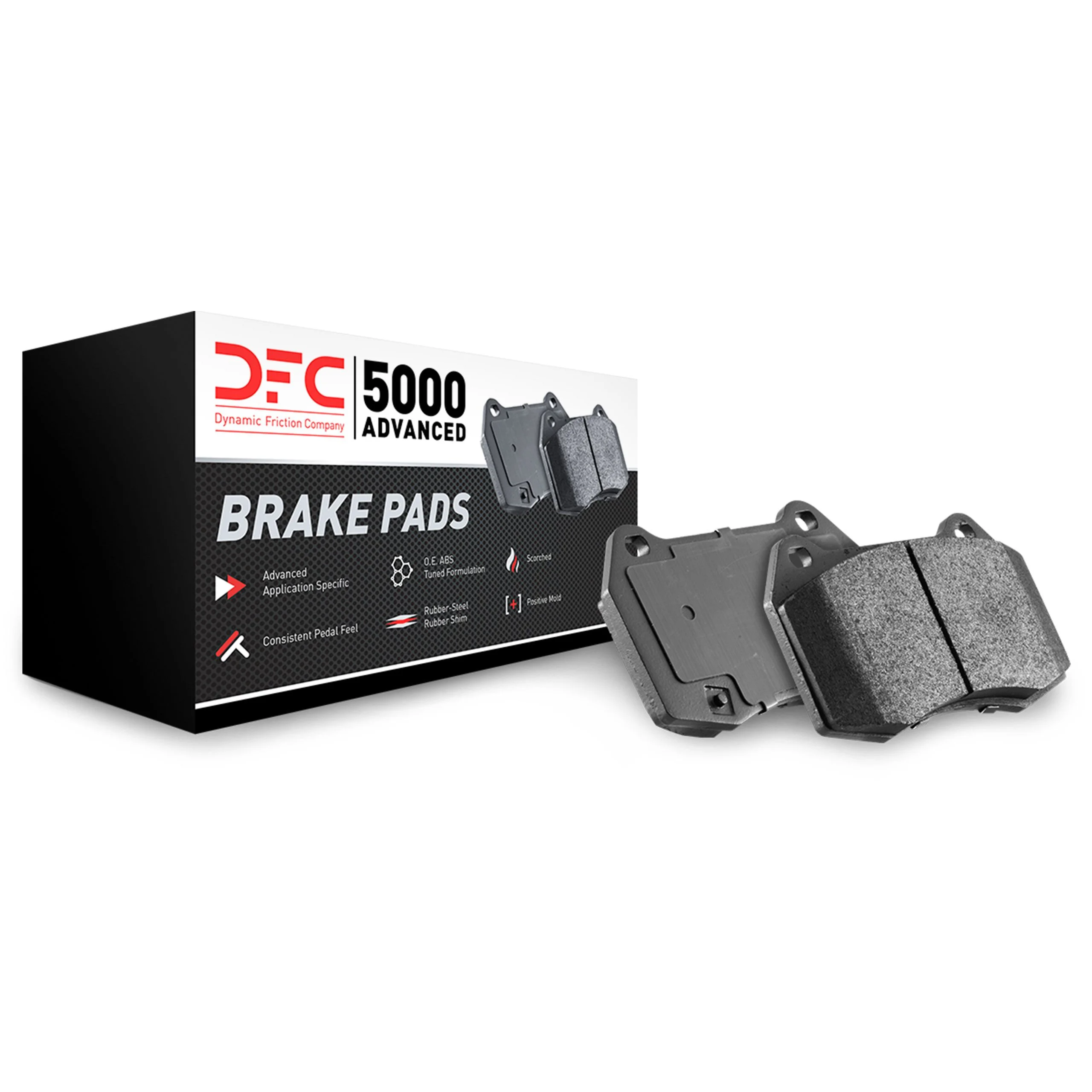 Dynamic Friction Company Front and Rear Brake Rotors with 5000 Advanced Brake Pads includes Hardware - 6514-21019