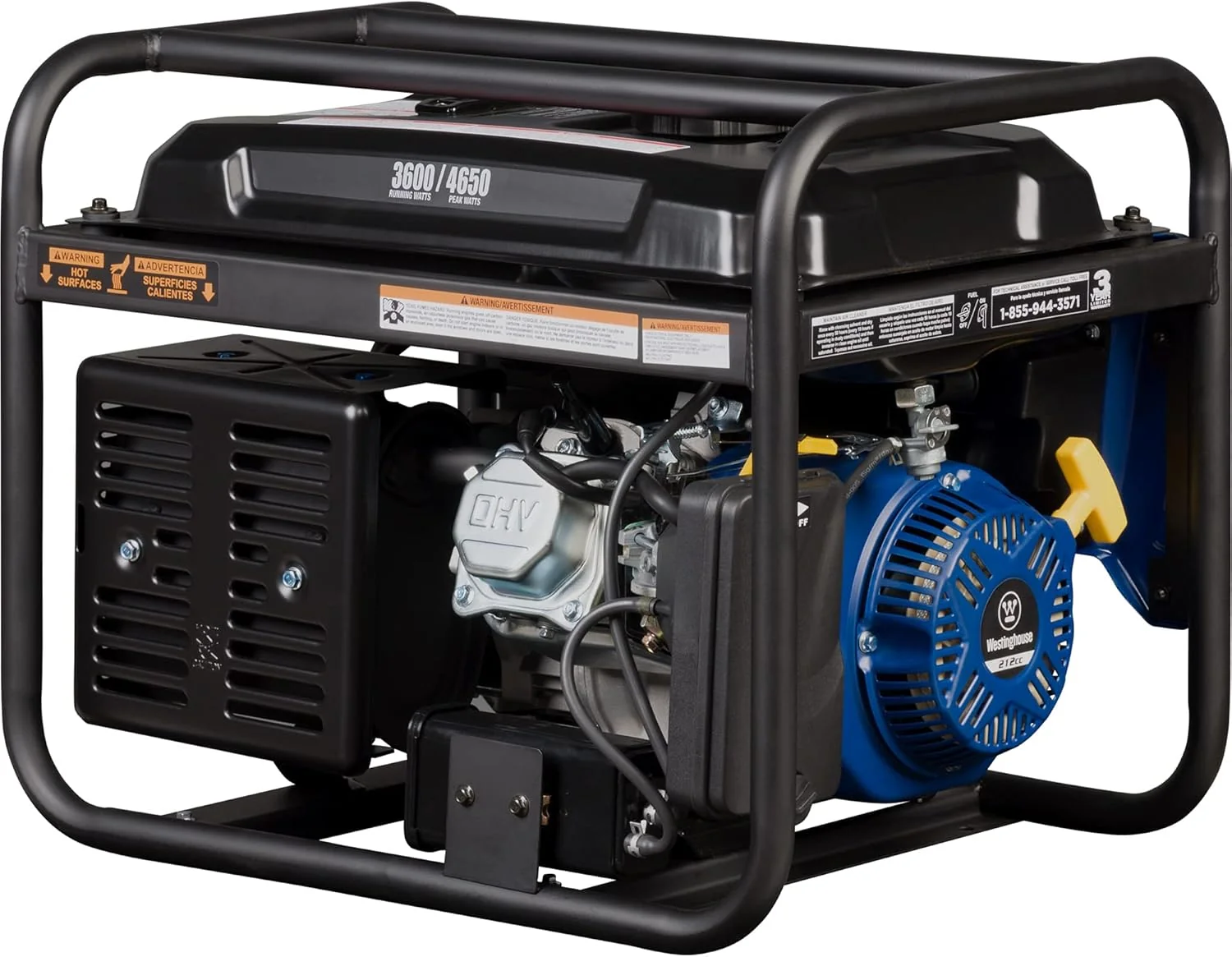 Westinghouse Portable Generator 3600 Running Watts 4650 Peak Watts 30A Outlet - 212cc - Image 9 Westinghouse Portable Generator 3600 Running Watts 4650 Peak Watts 30A Outlet - 212cc - Image 9