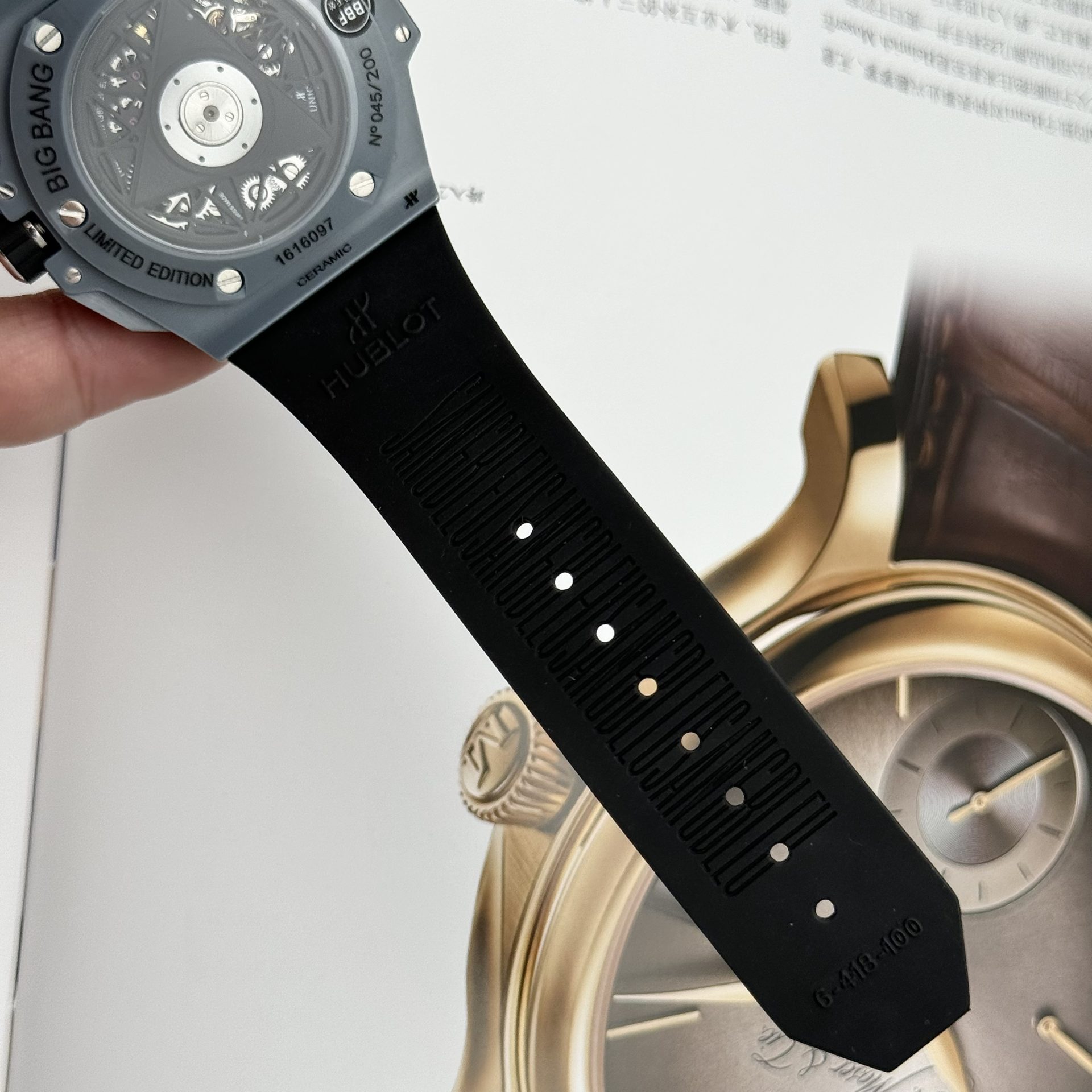 Hublot Best Replica Watch Big Bang Sang Bleu II Gray Ceramic BBF 45mm - Top club