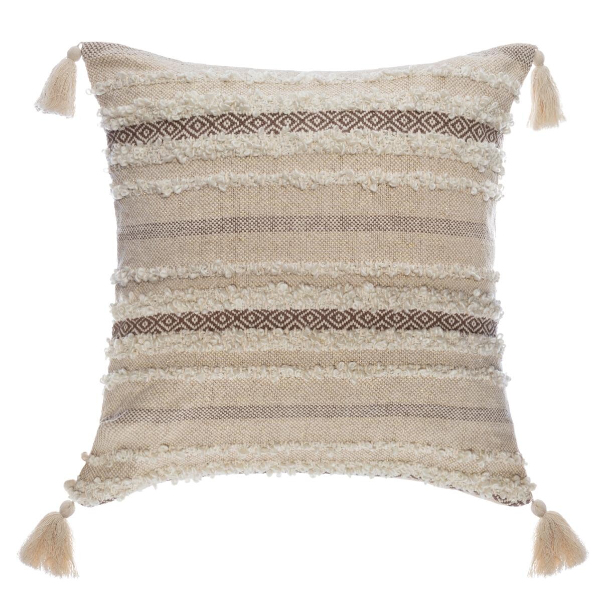 Cushion "Shine" Beige, 59x59 cm