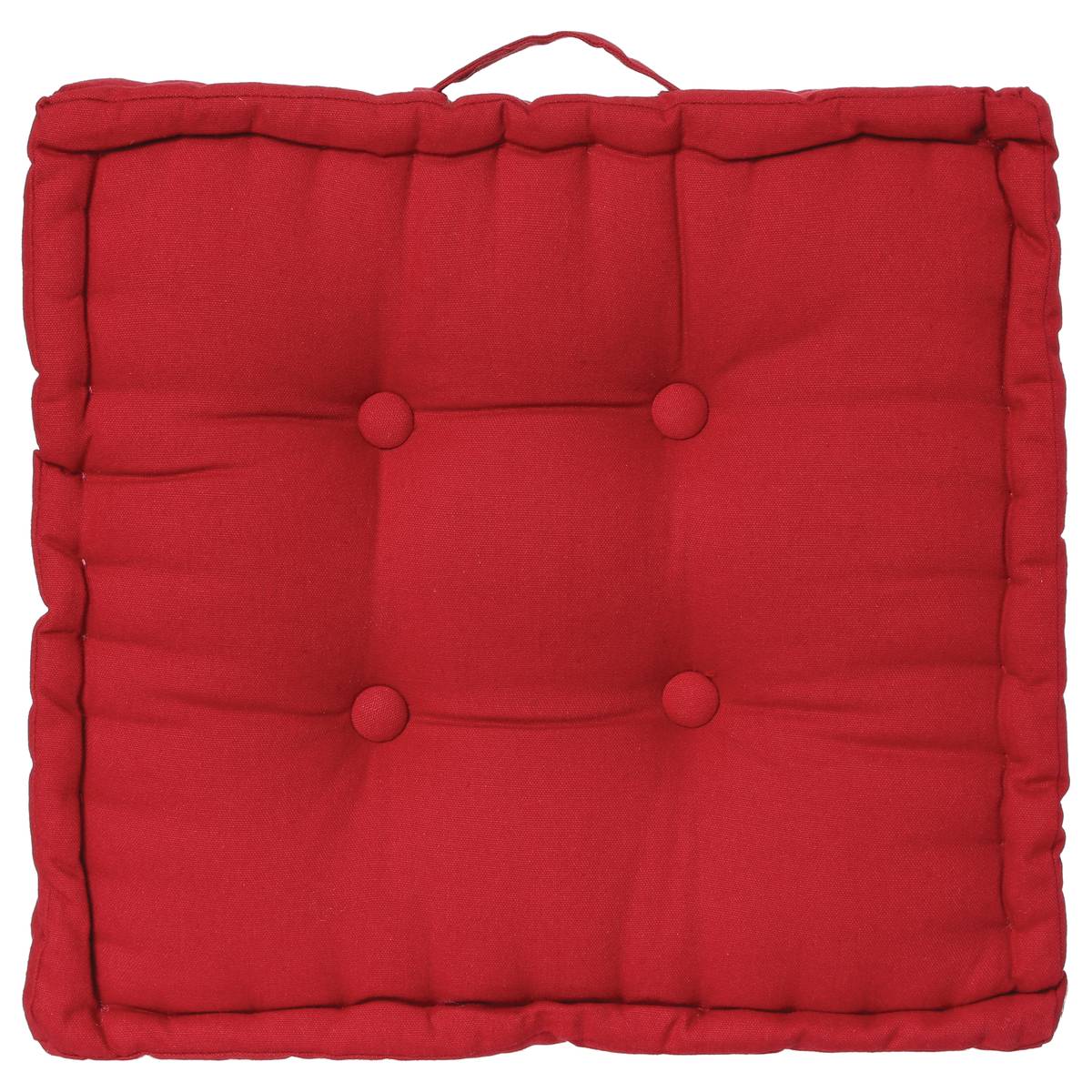 Floor cushion Red, 40x40 cm