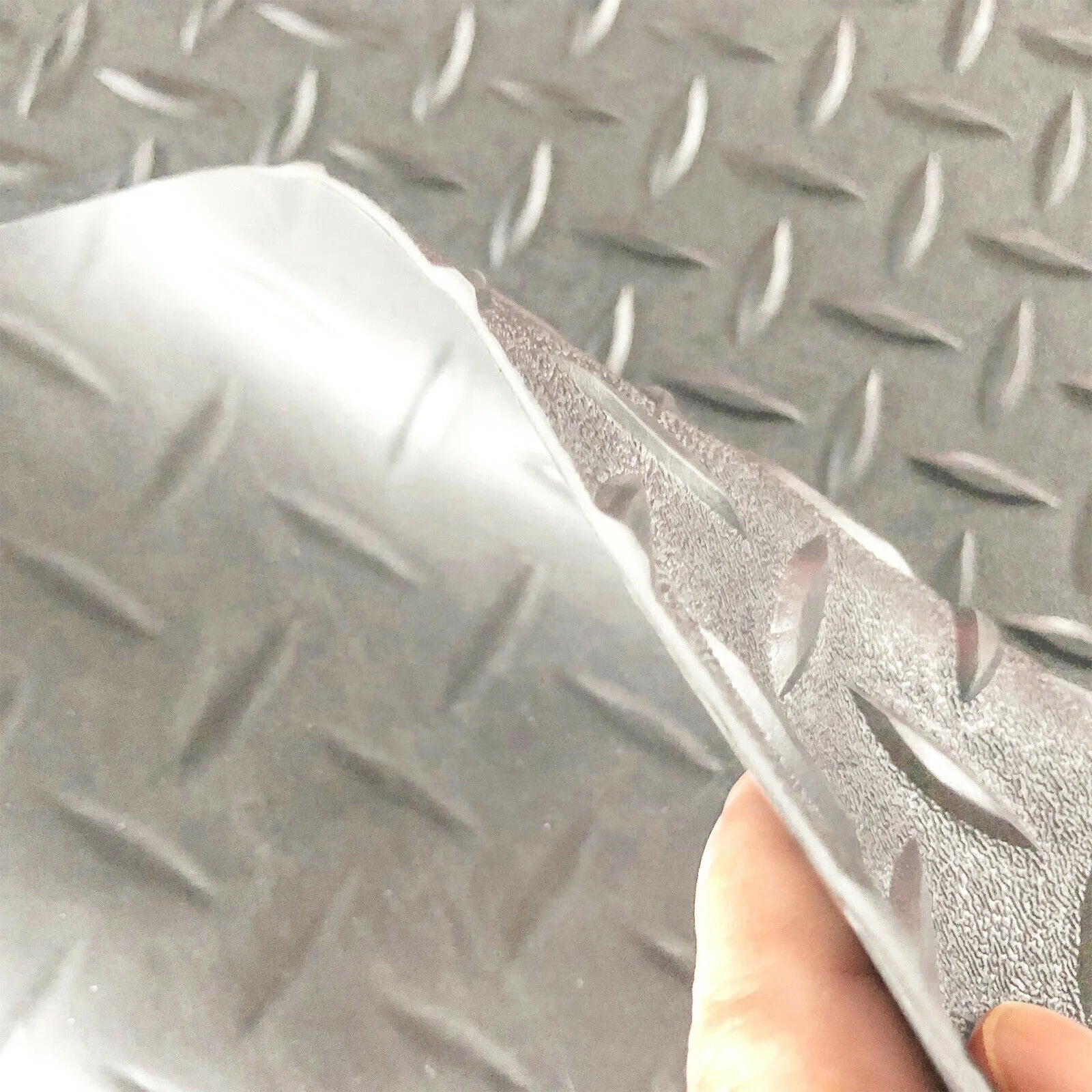 Heavy Duty Garage Flooring Mat Roll 2.5MM Thick Anti-Slip Trailer Floor Covering Raised Mat - Image 14