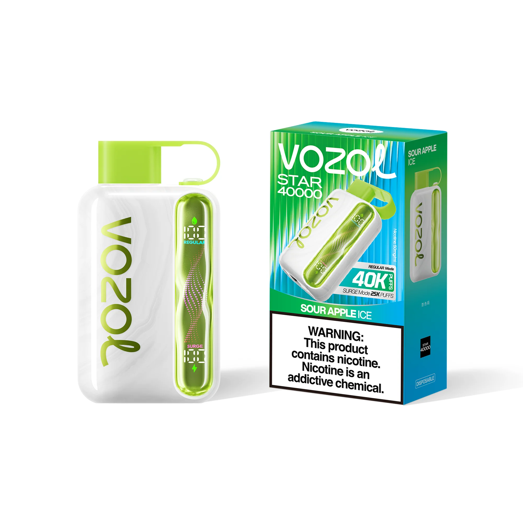 VOZOL STAR 40K jednorazowy e-papieros (wszystkie smaki)
