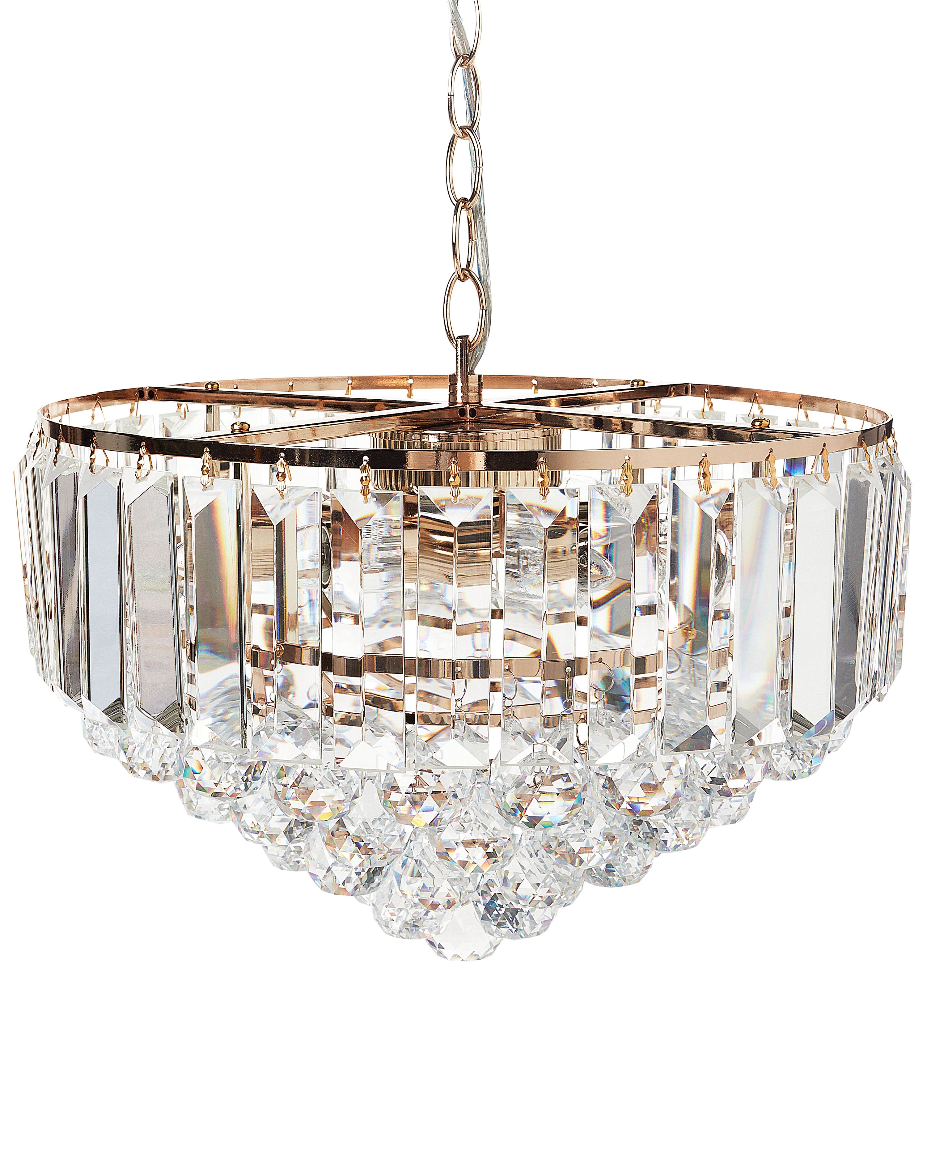 Chandelier ACHEIRO S Crystal Gold
