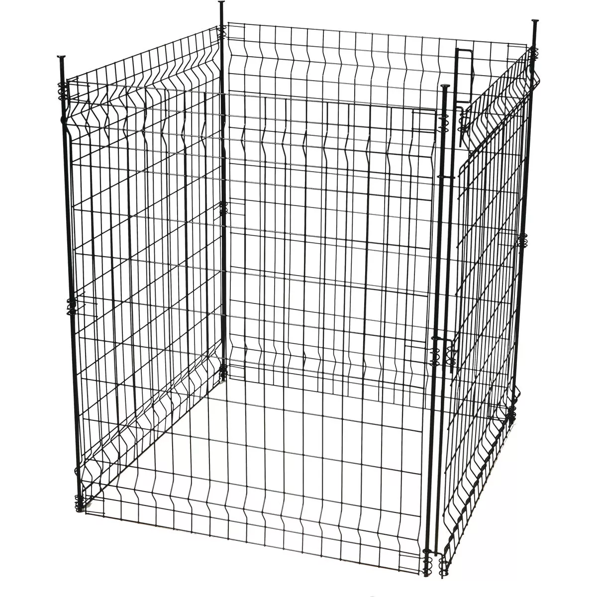 Best Garden 36 In. W. x 44 In. H. Black Powder-Coated Steel Multi Purpose Fence Panel