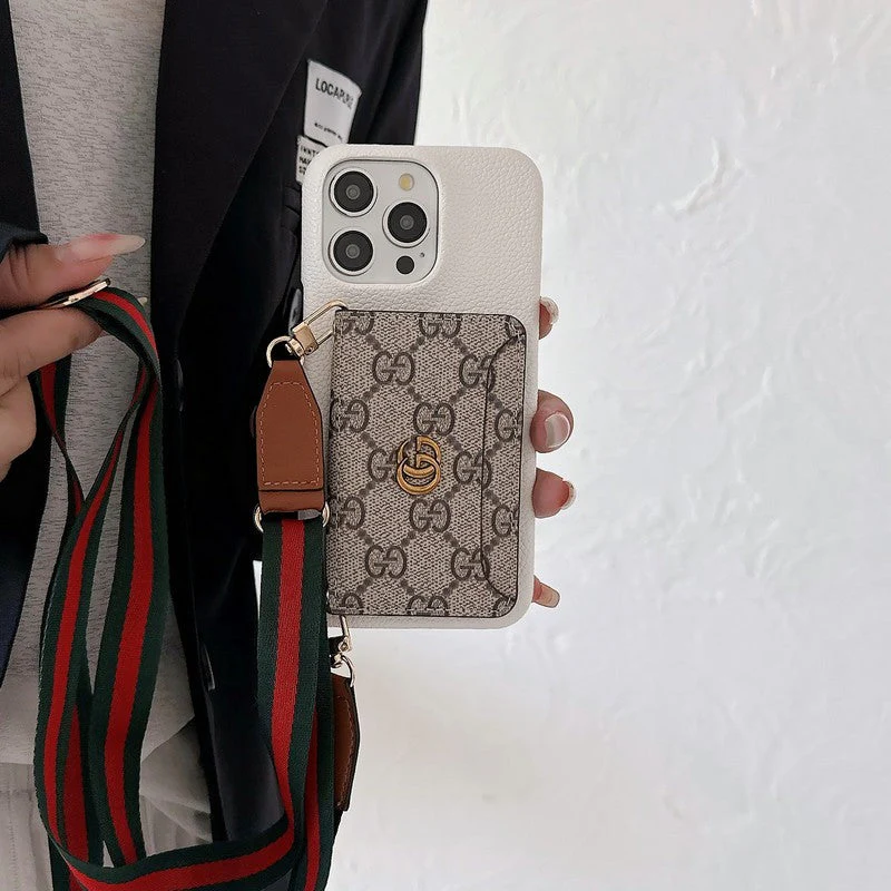 GG Card Bag Crossbody Classic iPhone Case - Wholesale & Influencer