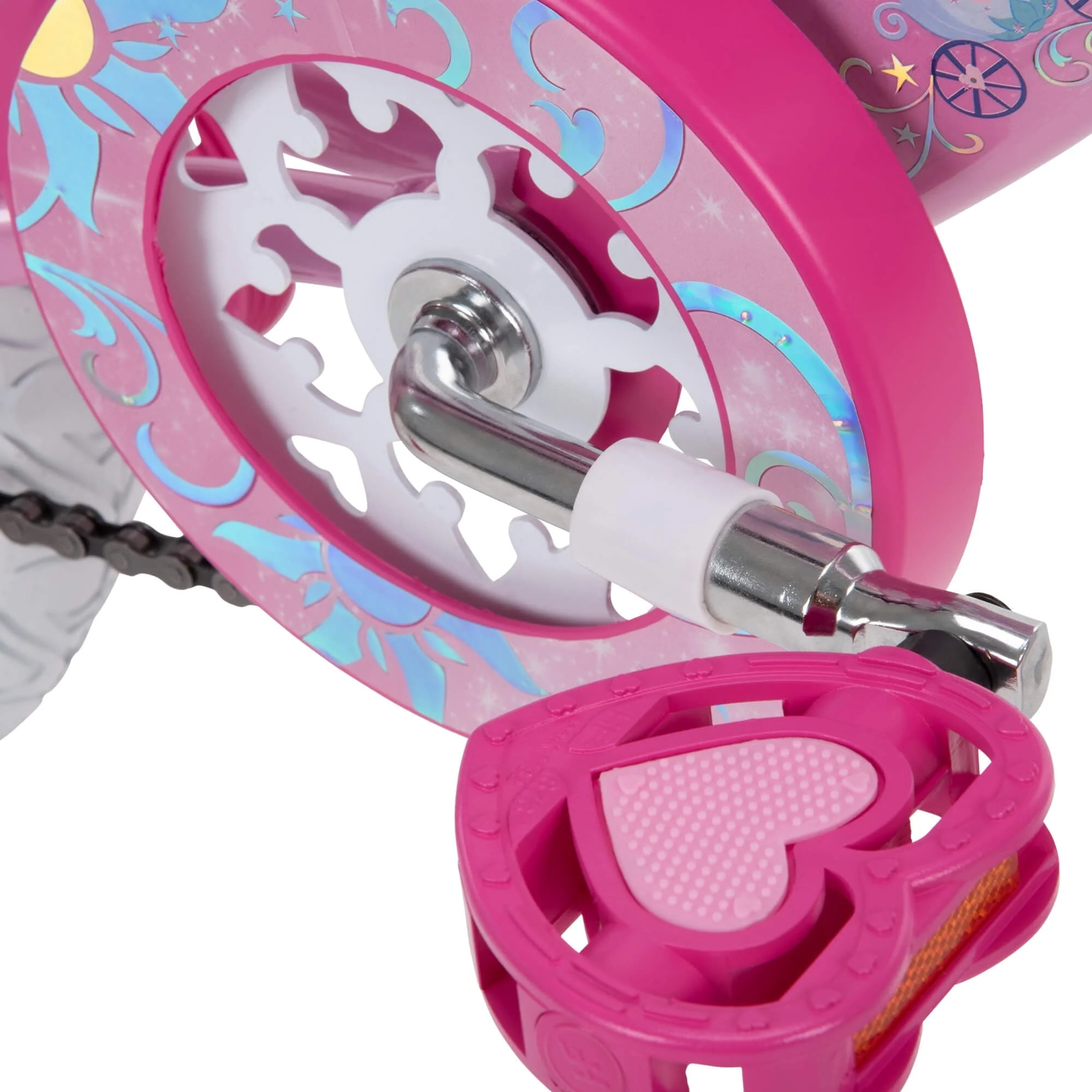 Princess Girls' 16" Sidewalk Bike with Training-Wheels by Huffy , Pink - Image 6