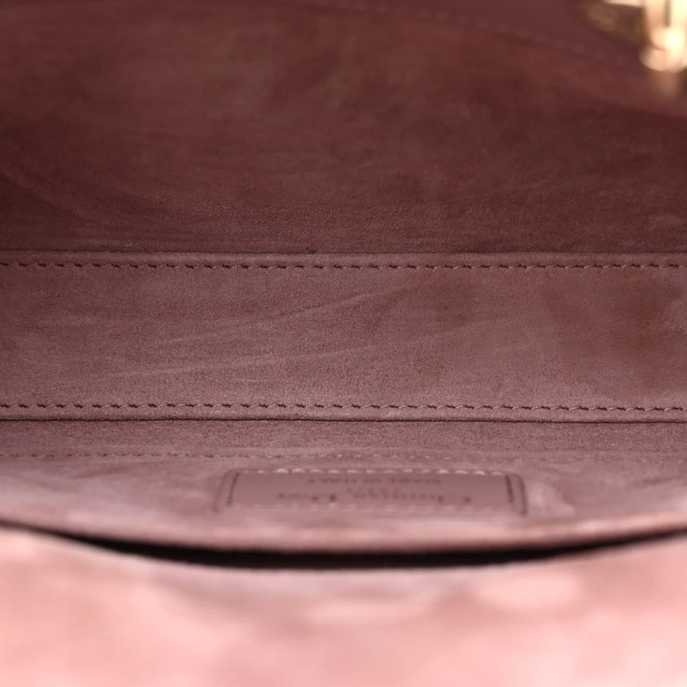 Peony Pink Dior Cannage Superfake Handbag with Gold Hardware1:1High-quality replica