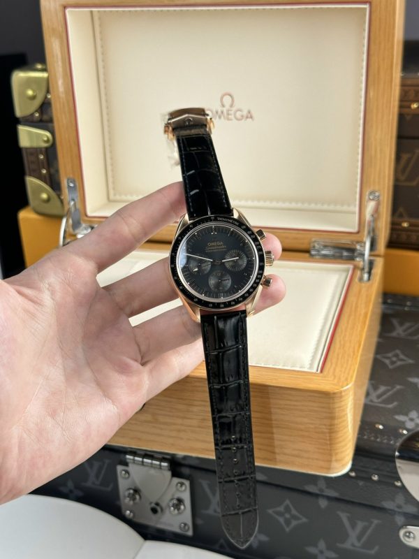 Omega SpeedMaster MoonWatch Replica Watch Black Dial RM Factory 44mm - Elite Watch Atelier