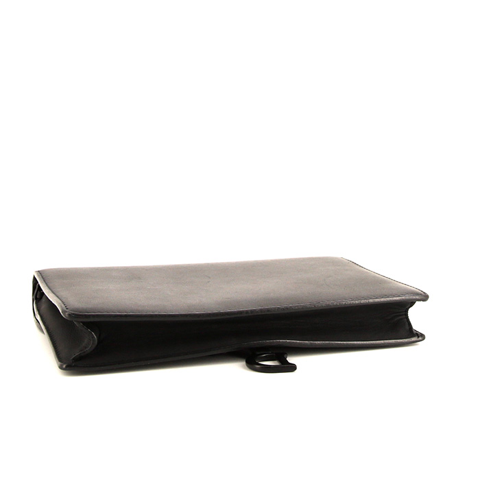 Dior Slim Saddle handbag/clutch in black leather1:1High-quality replica
