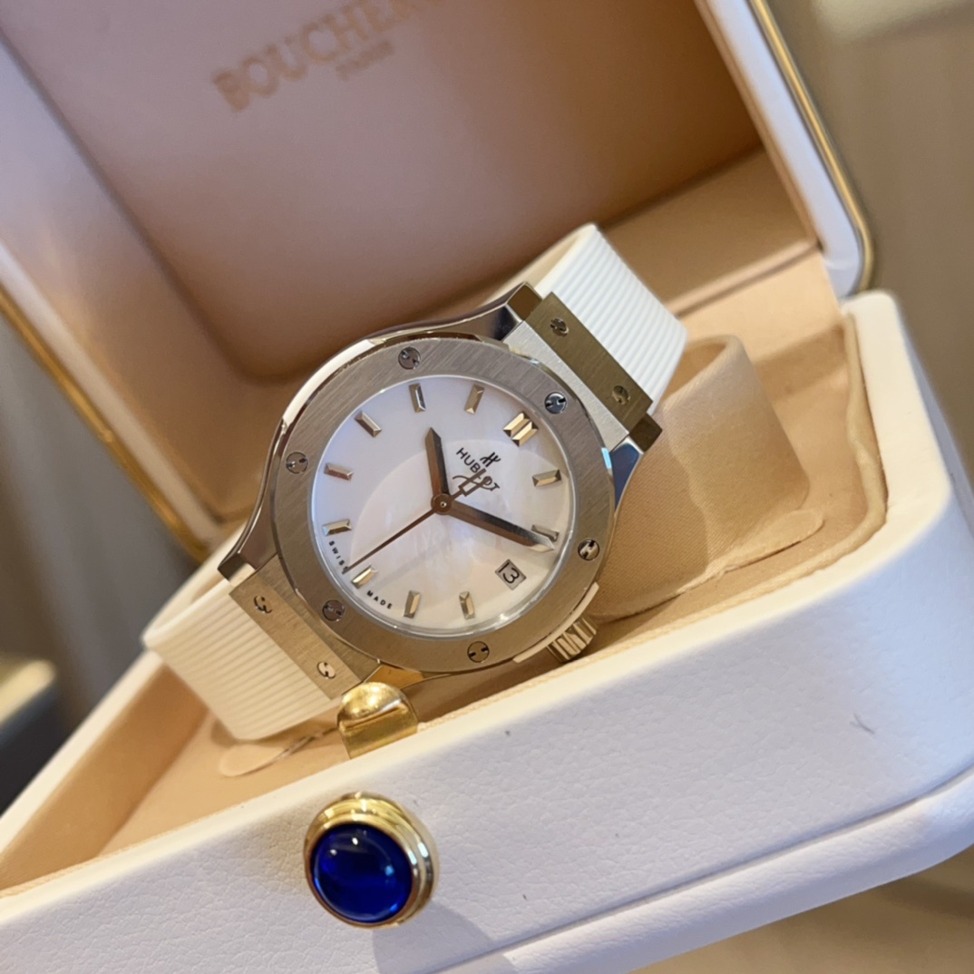 Hublot Classic 33mm High-End Women's Watch(1:1 replica) - Top club