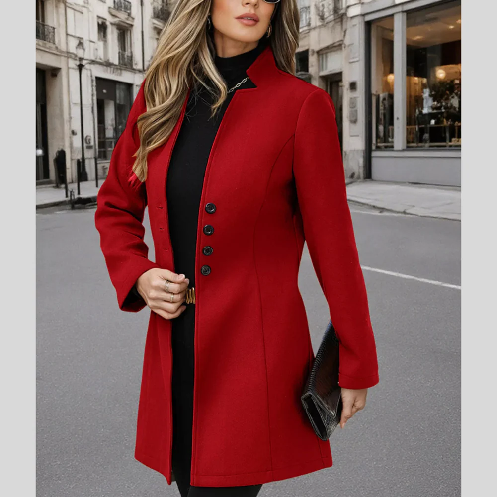 Classic Button-Up Longline Coat - ZKZOOK