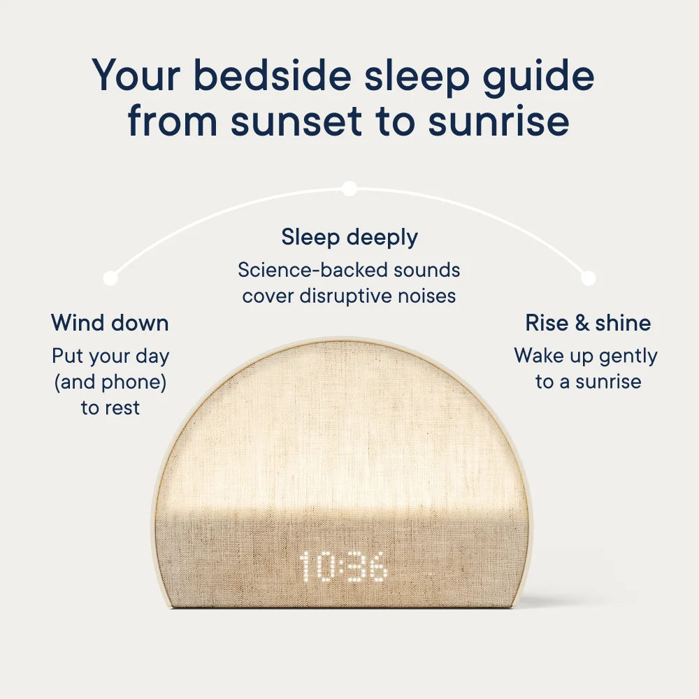 Hatch Restore 2 Sunrise Alarm Clock, Sound Machine, Smart Light (Putty) �?Your Bedside Sleep Guide, White Noise, Custom Sleep Routines, Dimmable Clock, Deep Sleep, Gentle Alarm, Wake Up Rested - Image 12
