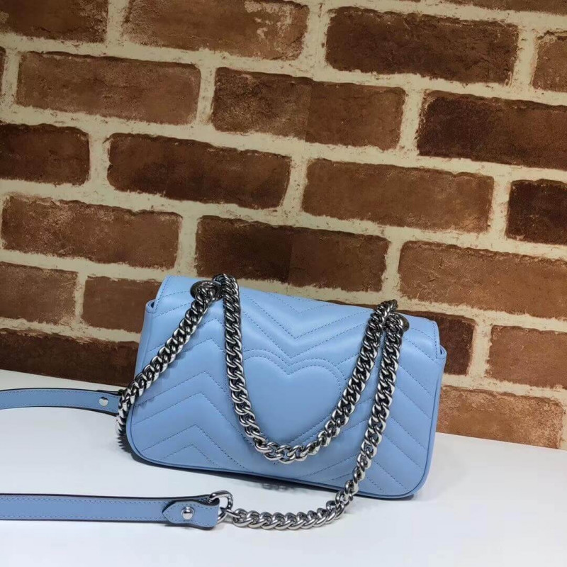 Replica Gucci Gg Marmont Matelasse Chevron Leather Mini Bag 4467441:1High-quality replica