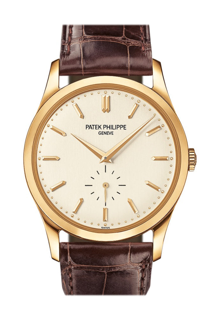 Patek Philippe Calatrava Mechanical Opaline White Dial Men's Watch 5196J-001(1:1 replica) - Top club