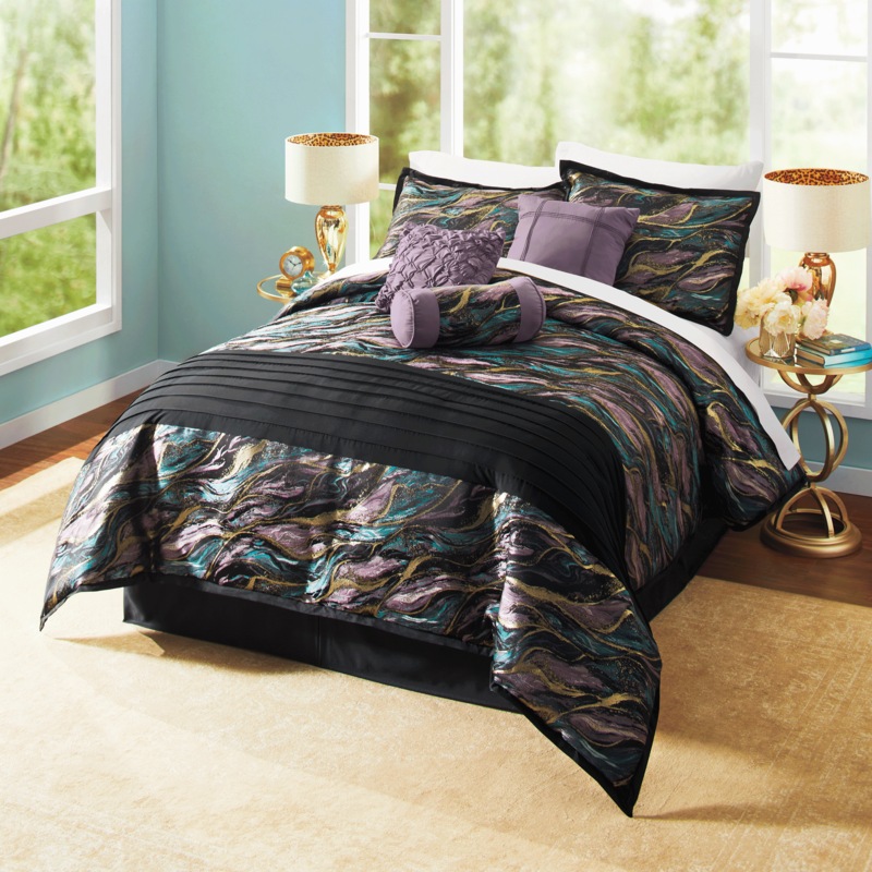 Kelso 7-pc. Jacquard Comforter Set - MIDNIGHT VELVET CATALOG