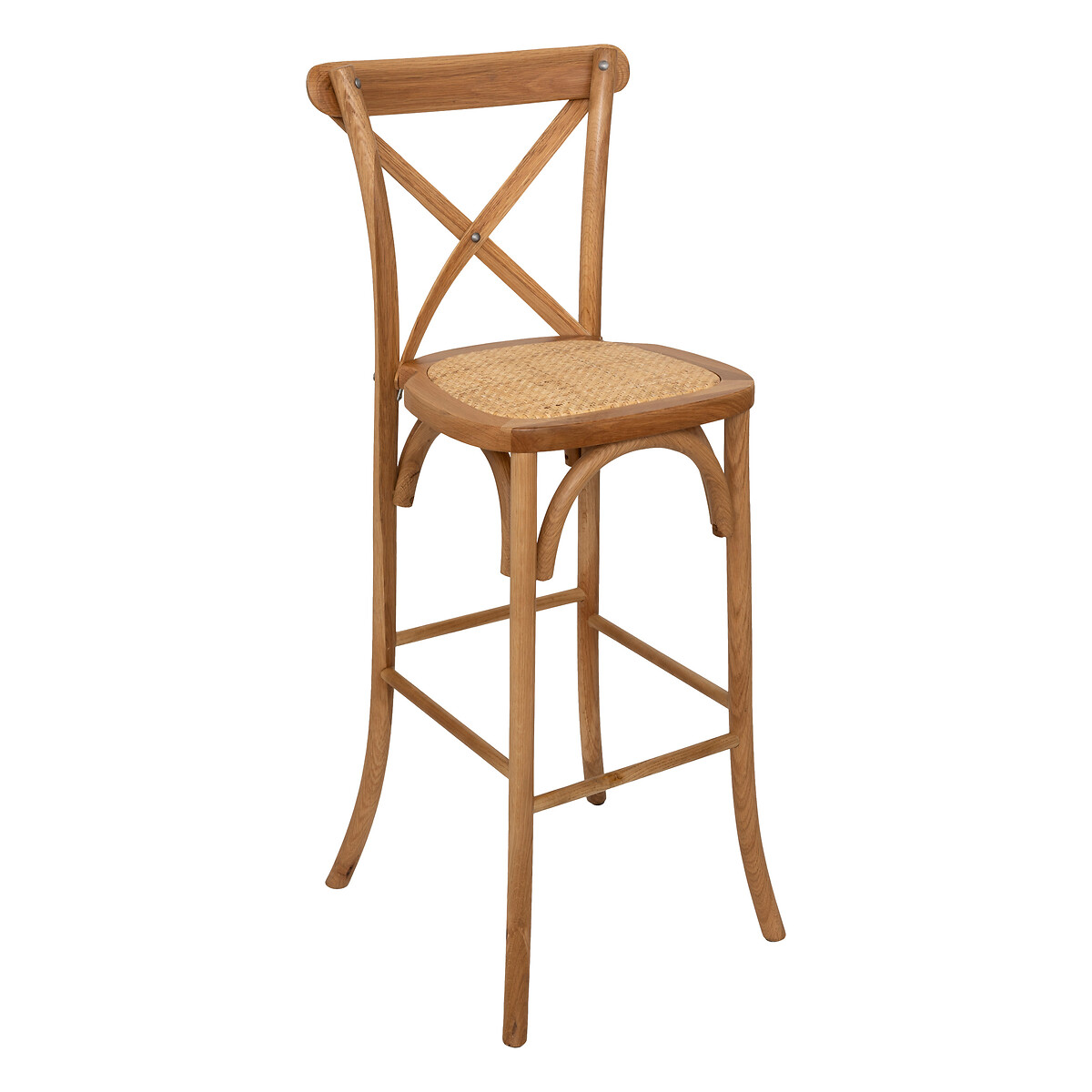 Bar stool "Isak" Oak, Beige, H.110 cm