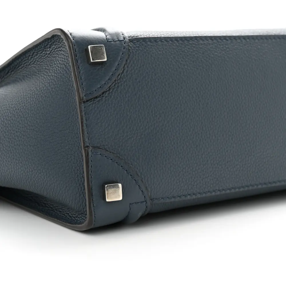 Celine Petrol Baby Drummed Calfskin Replica Handbags Online1:1High-quality replica
