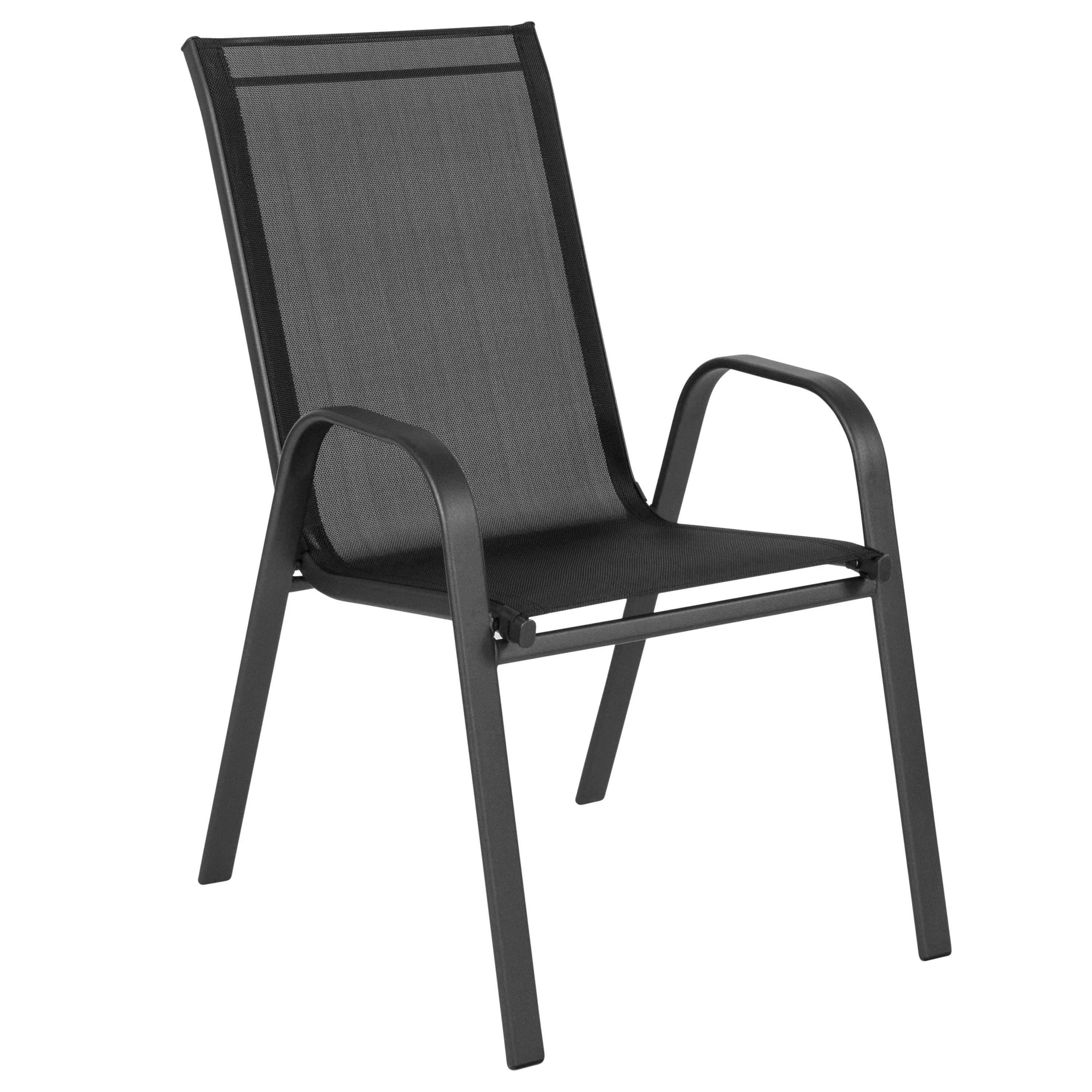 Emma + Oliver Outdoor Stack Chairs, Gray, 4 Pack, 21.25in W x 29in D x 36in H - Image 53 Emma + Oliver Outdoor Stack Chairs, Gray, 4 Pack, 21.25in W x 29in D x 36in H - Image 53