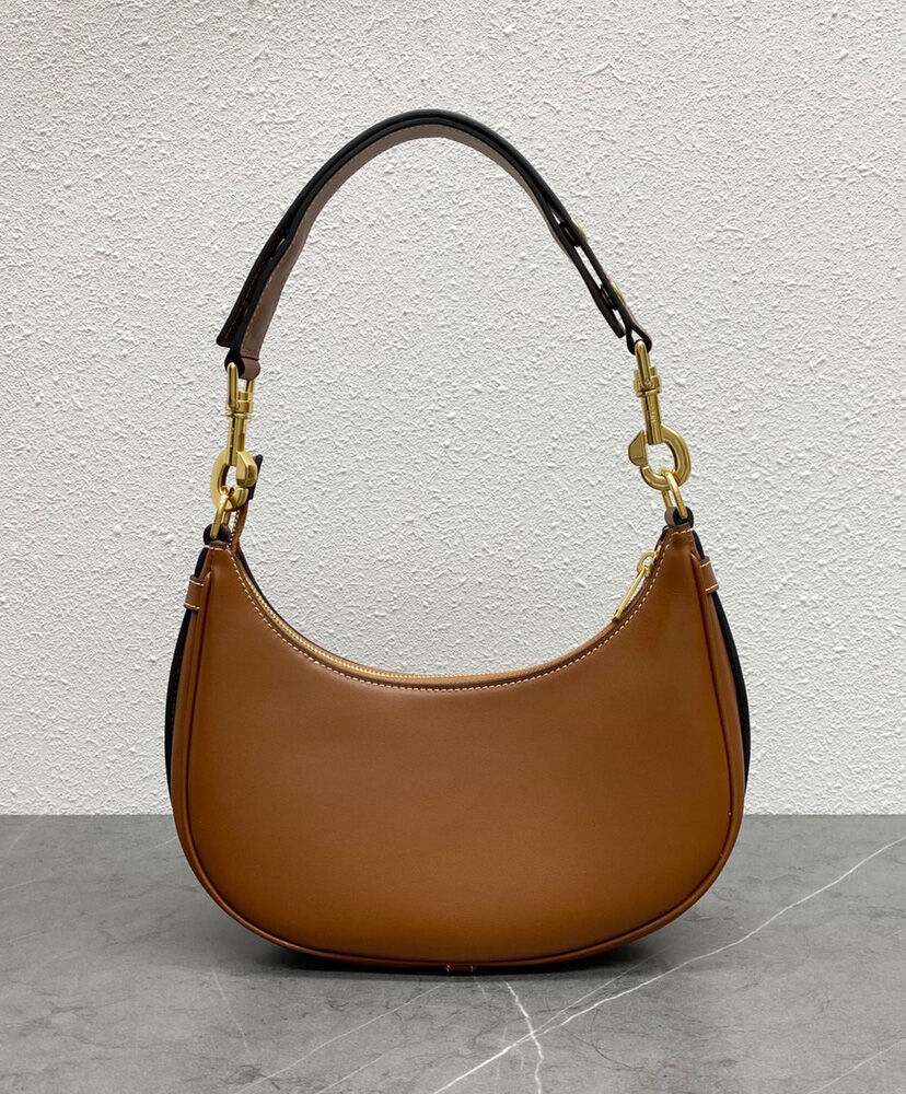 Celine Medium Ava Strap Bag In Smooth Calfskin Coffee1:1High-quality replica